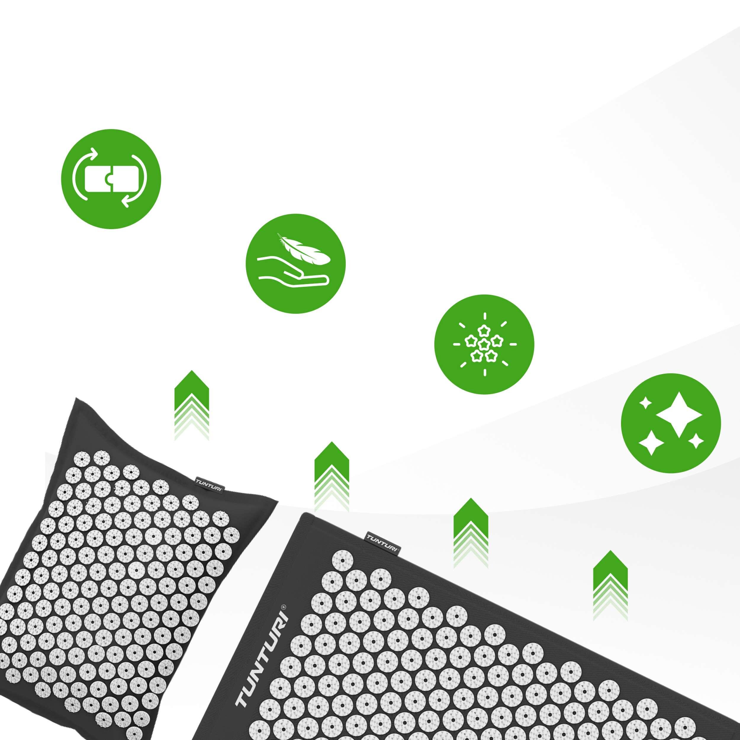 apis d’acupression Pro avec coussin – Acupression – Tapis de méditation 4/7