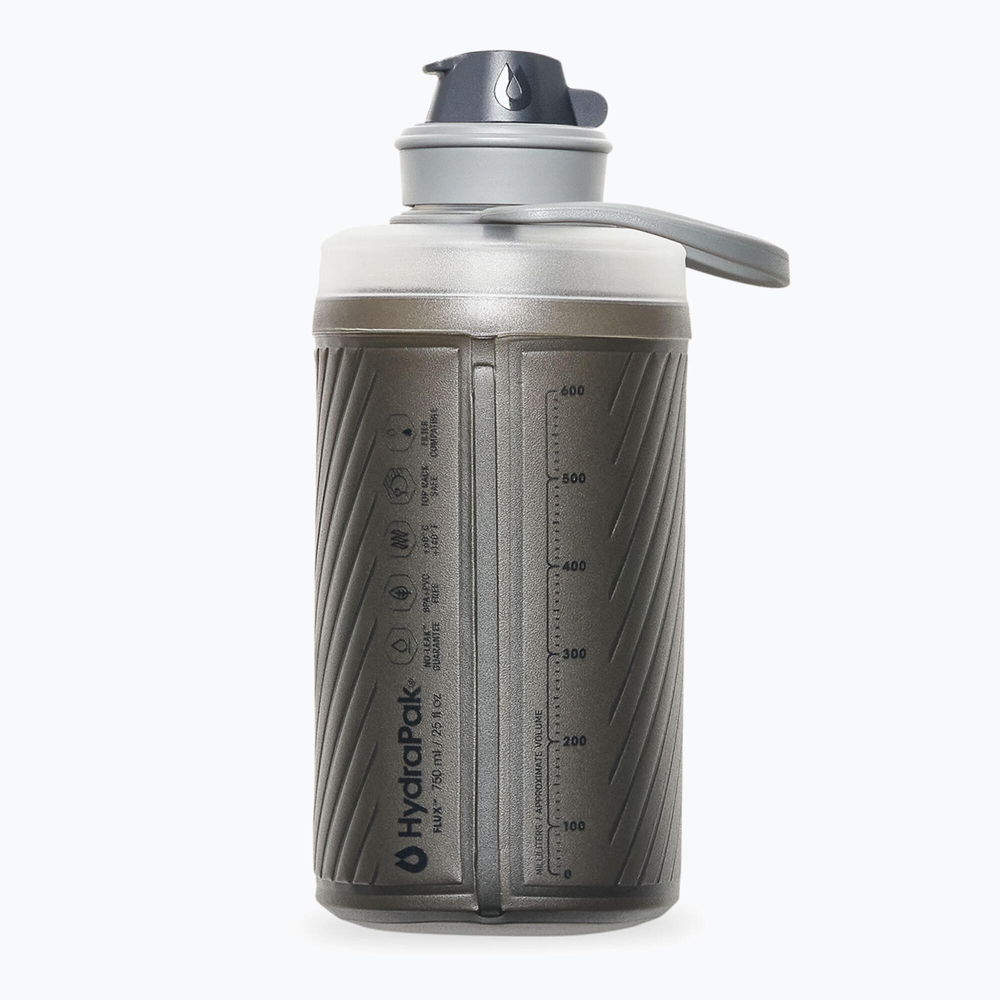 Bouteille pliable Hydrapak Flux 750 ml Gris ultralégère 92 g 2/6