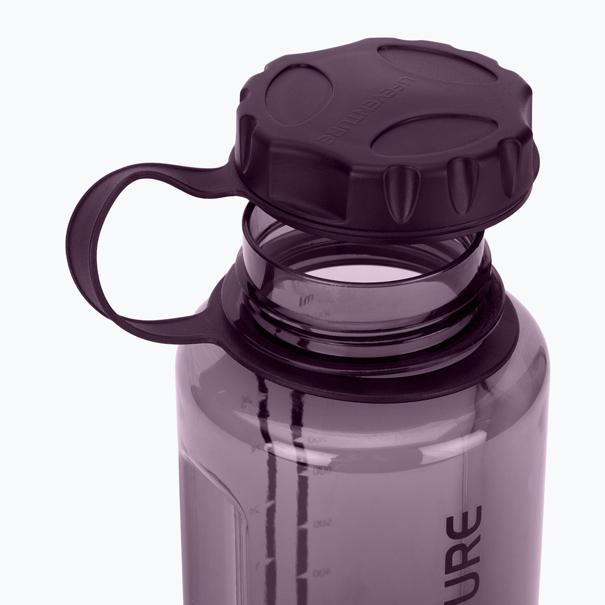 Gourde Lifeventure Tritan 1L purple légère incassable sans BPA, large ouverture 3/5