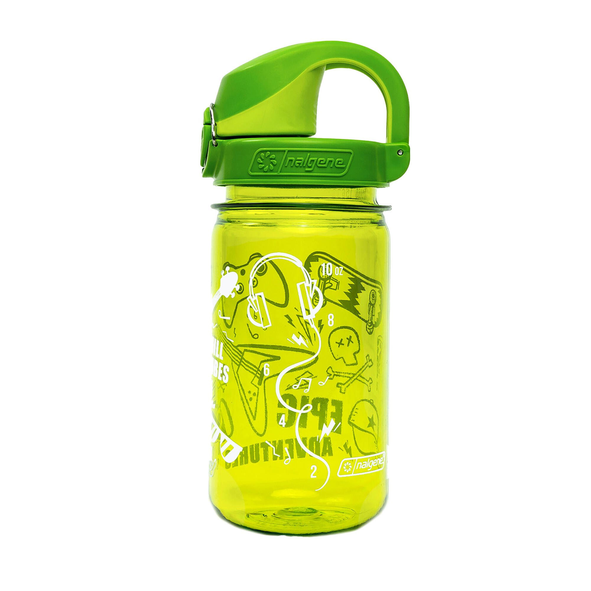 Butelka na wodę dla dzieci Nalgene On The Fly Kids 12 oz (350 ml) - green epic 5/5