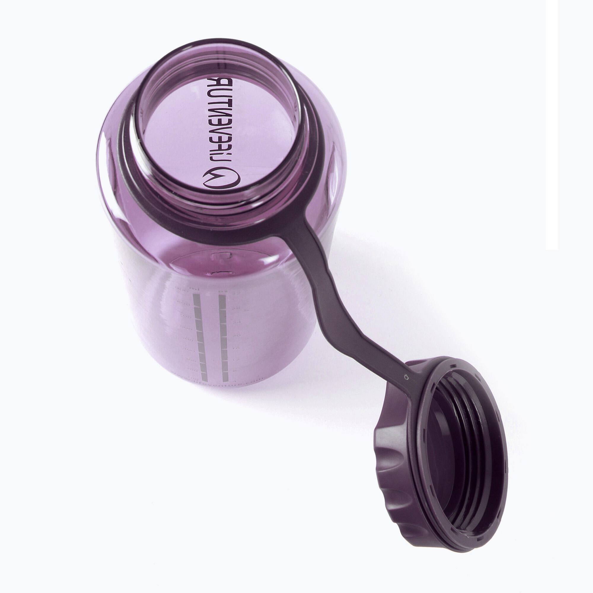 Gourde Lifeventure Tritan 1L purple légère incassable sans BPA, large ouverture 4/5