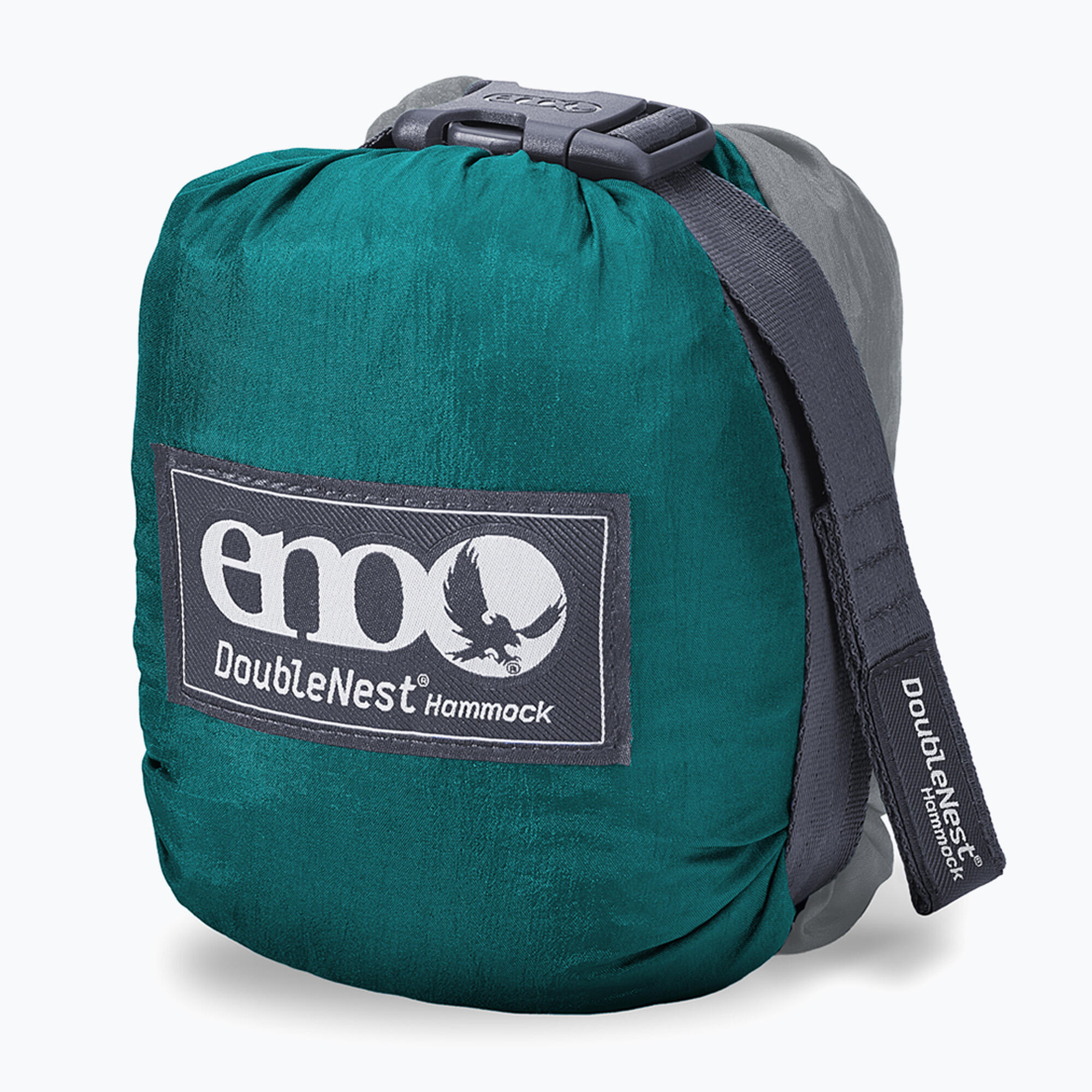 Hamak turystyczny ENO DoubleNest Hammock - seafoam/grey 4/7