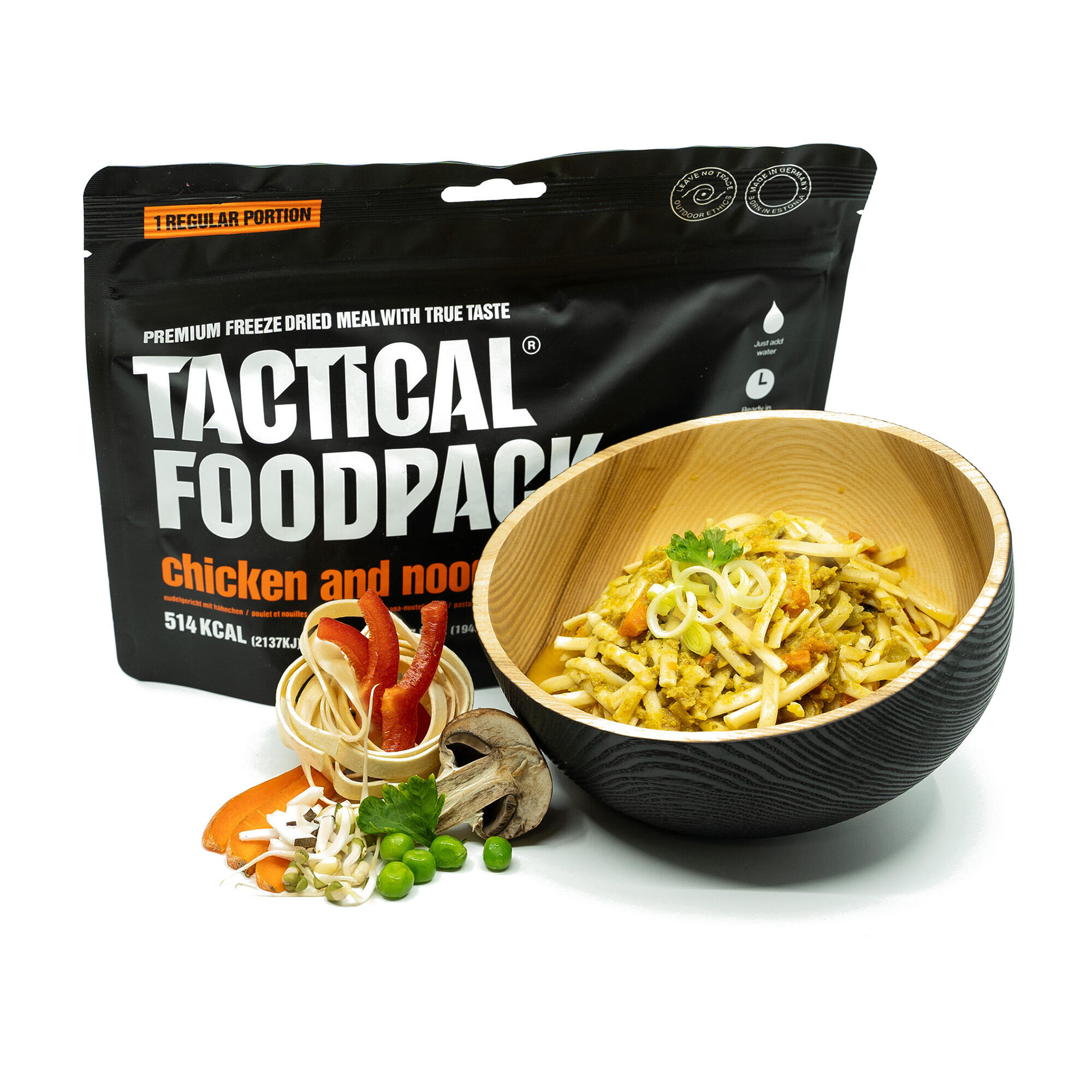Chicken and Noodles - Gefriergetrocknete Outdoor Menü 4/4