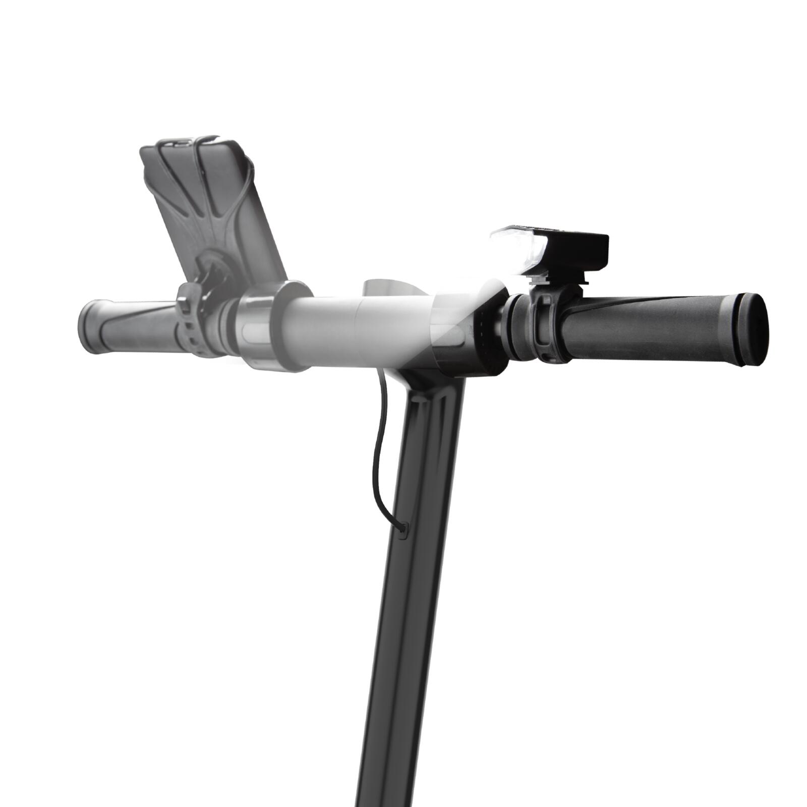 Kit éclairage sans fil et support pour smartphone sur guidon 3/6