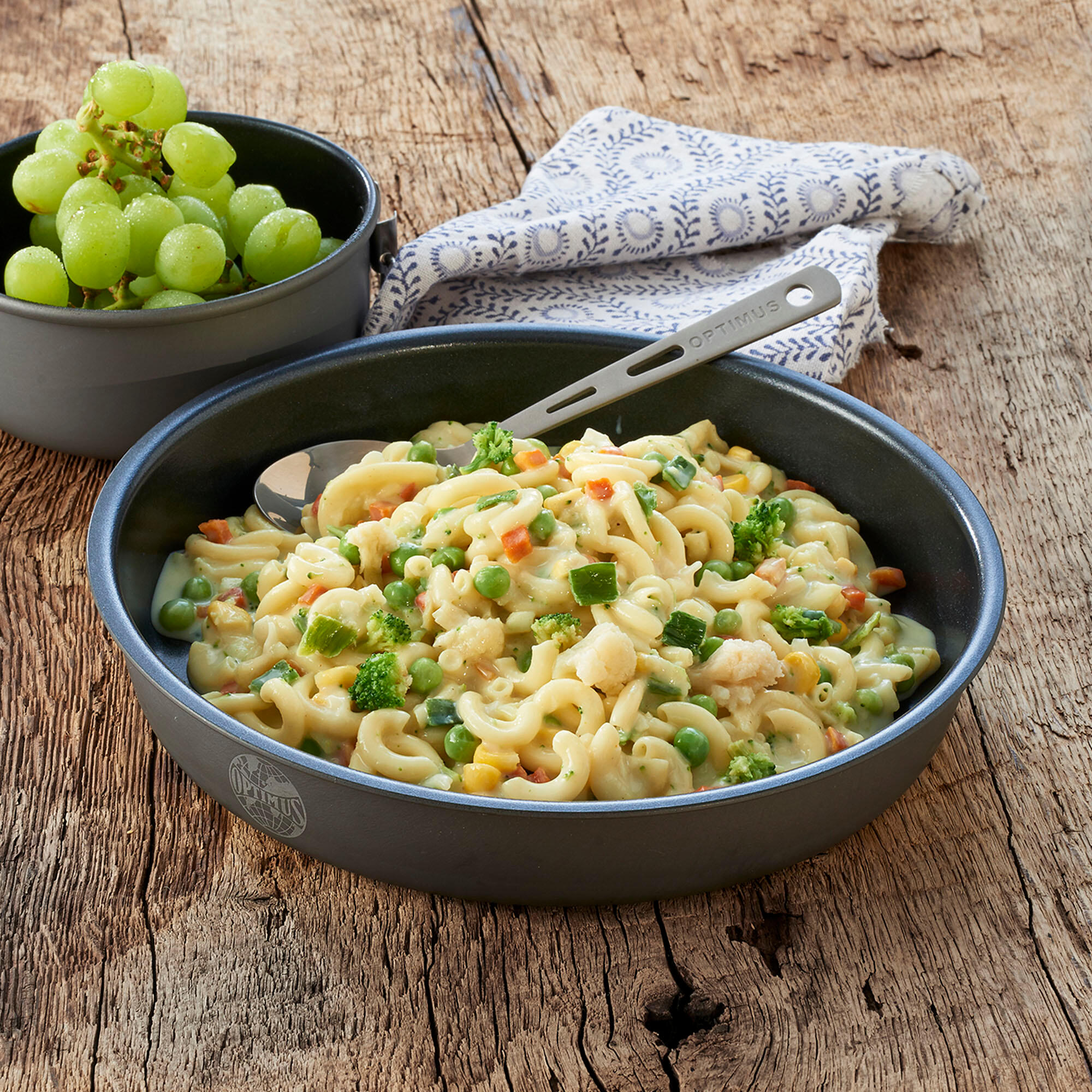 Pâtes Primavera aux légumes variés 3/4