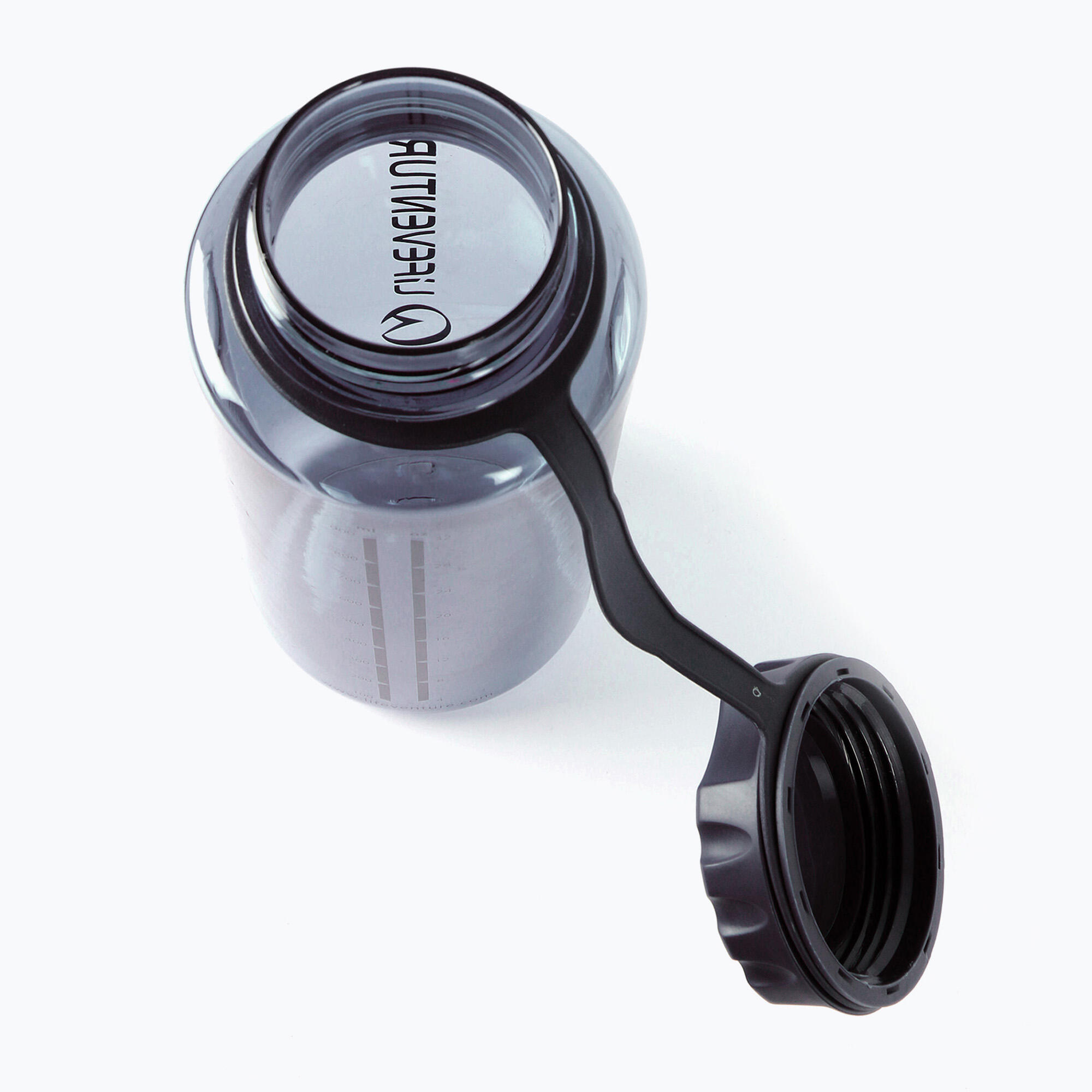 Gourde Lifeventure 1 L Tritan graphite, étanche, large ouverture 4/6