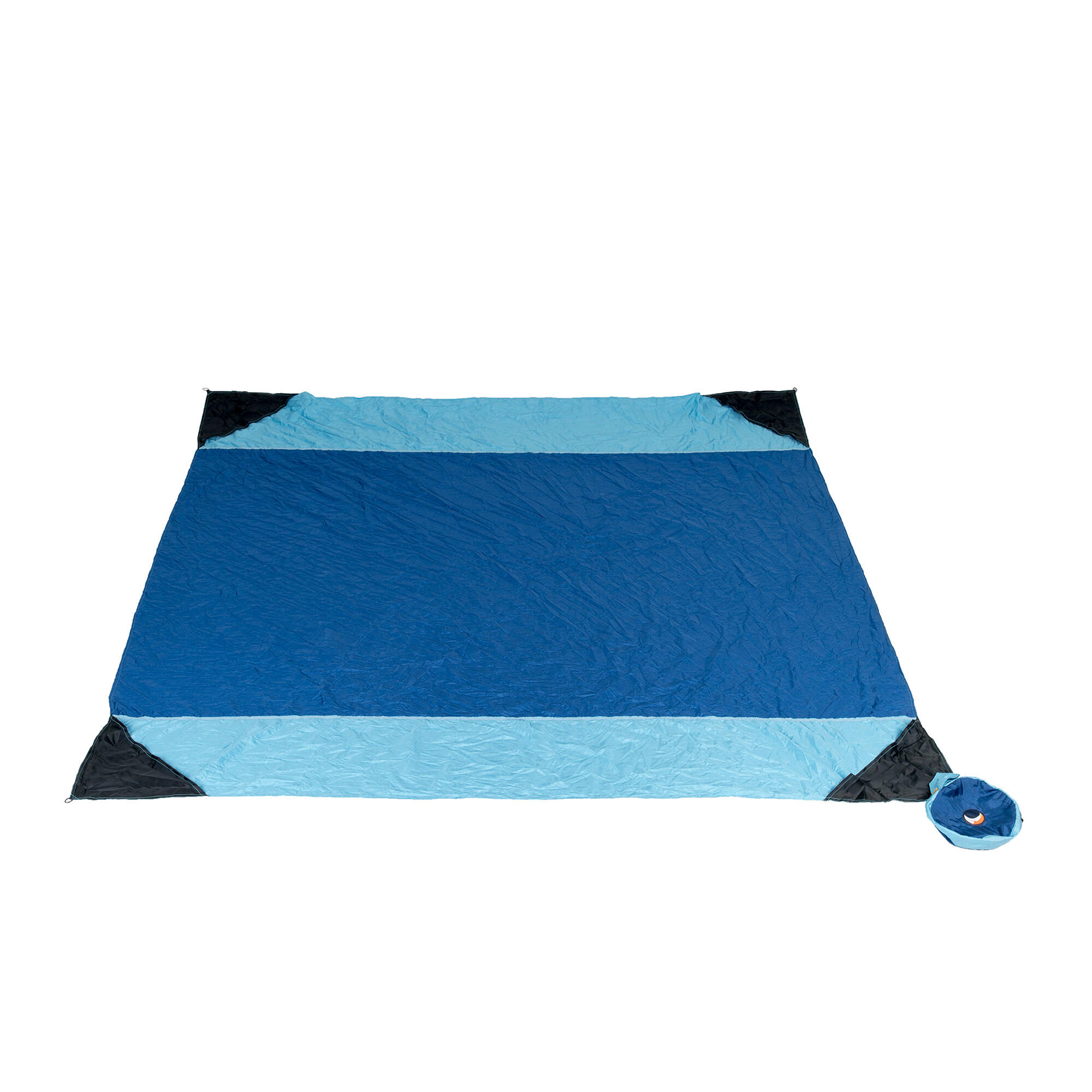 Picknickdecke Beach Blanket royal blue-light blue 6/6