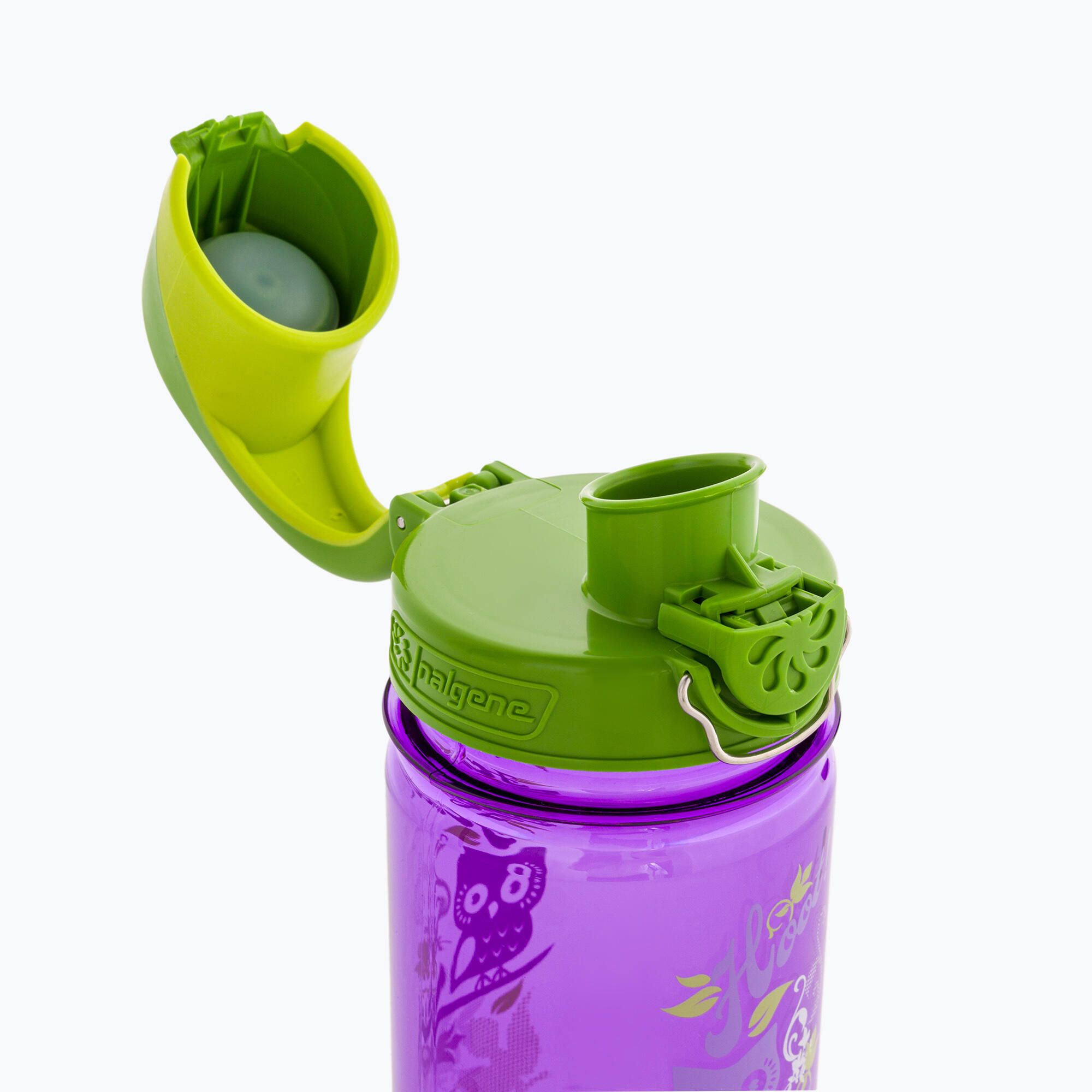 Gourde enfant Nalgene OTF Kids 350 ml Tritan sans BPA fermeture étanche One Hand 2/4