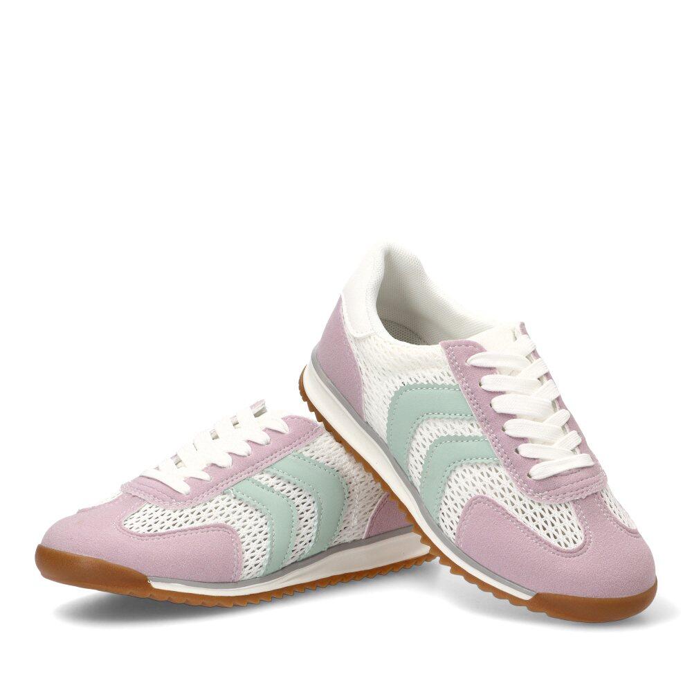 Deportivas Casual Niña Suela Plana - Modelo Rbs1690 Rosa 5/6