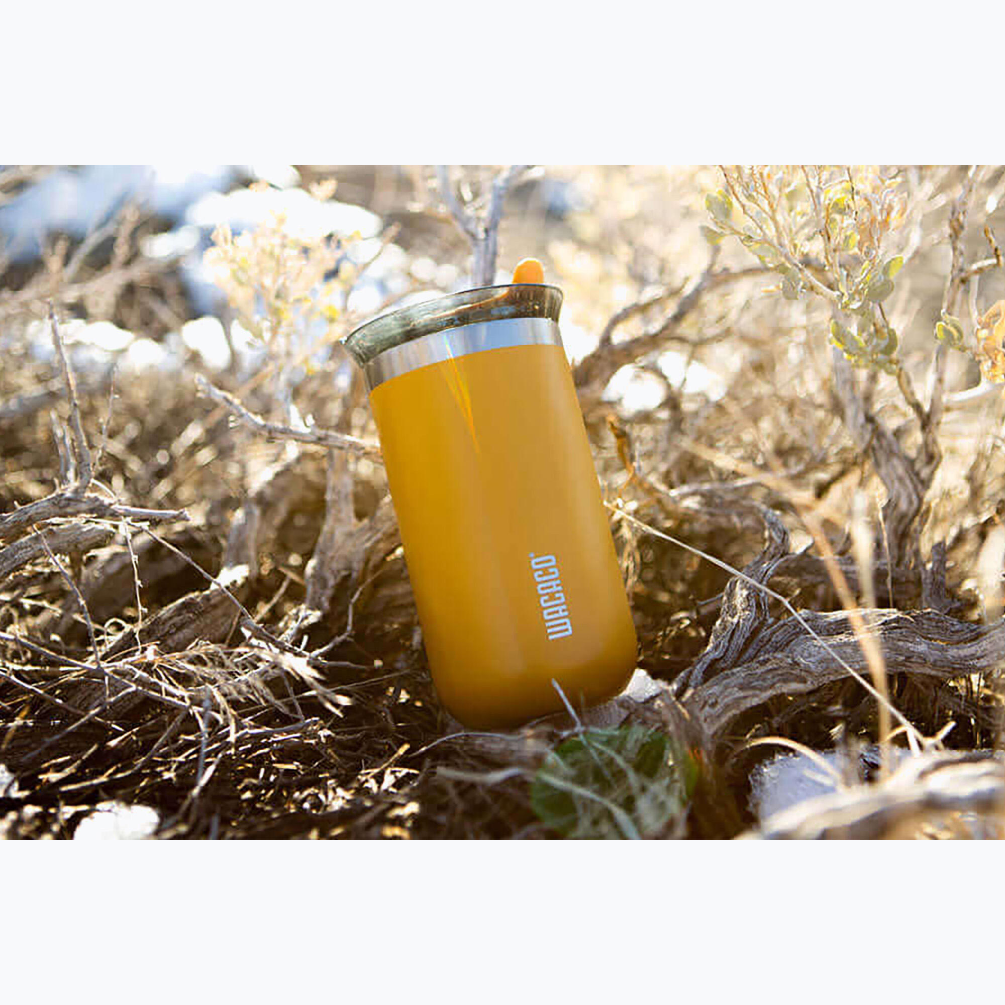 Wacaco Octaroma Lungo - Thermosbeker / Drinkbeker - Amber Geel - 300ml 6/7