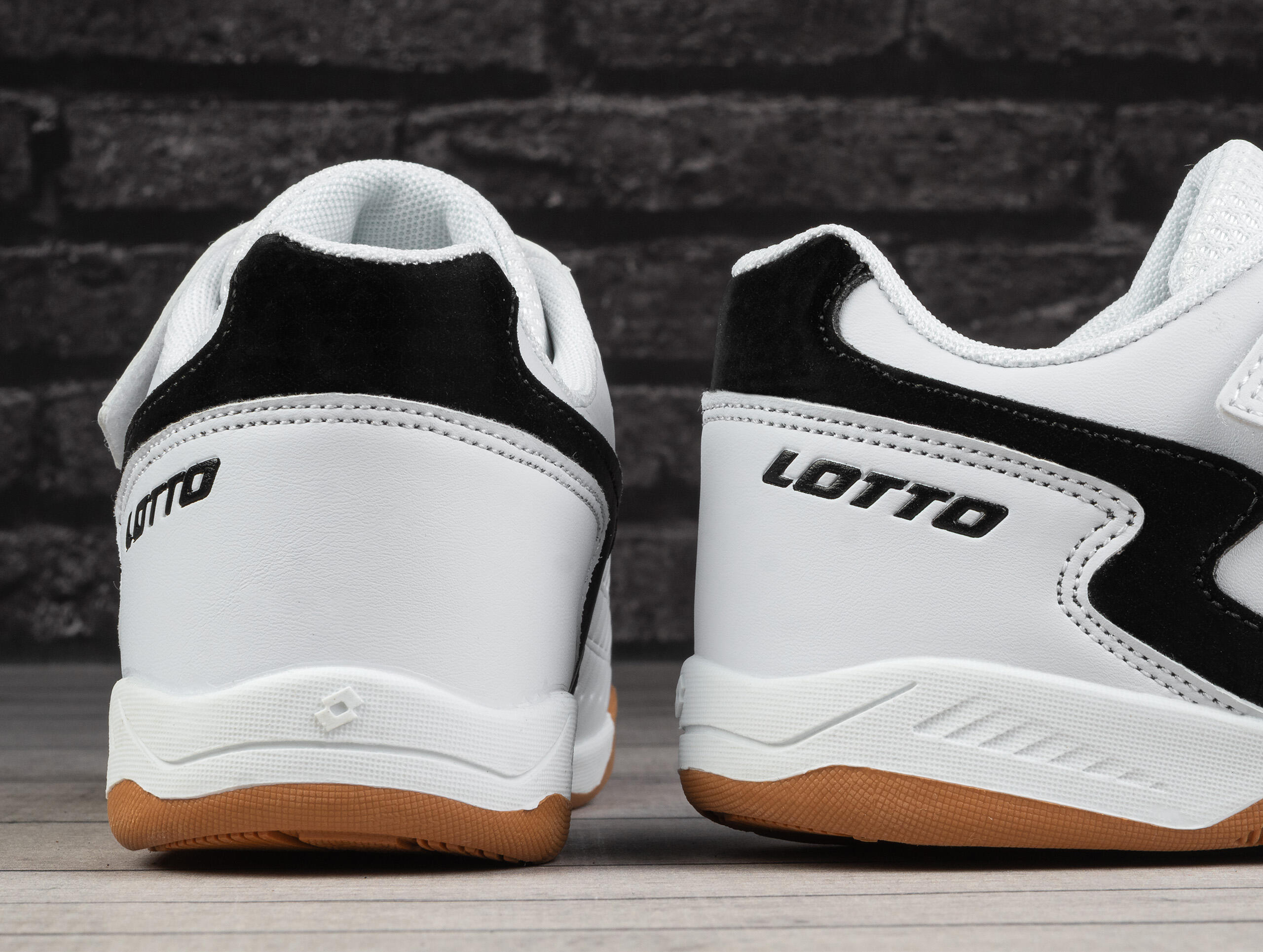 Lotto  Dasher K Kinder Low Top Sneaker 2600920K 1011 White/Black 4/4