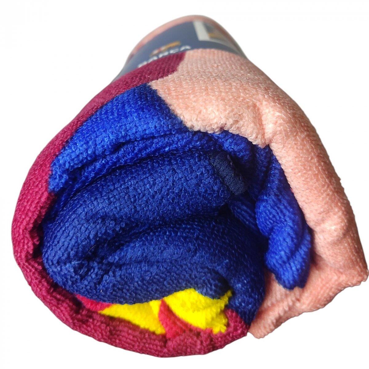 FC Barcelona ręcznik plażowy Pedri mikrofibra 70X140 wielokolorowy 3/5