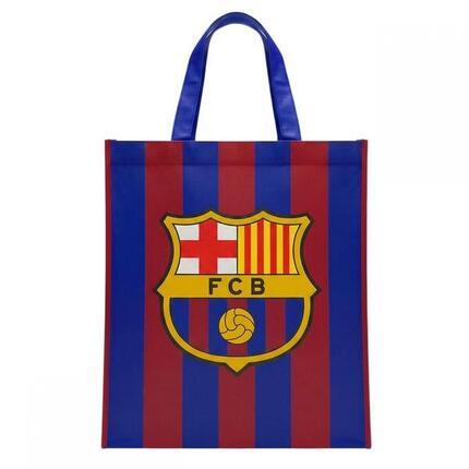 FC Barcelona torba na zakupy ekologiczna shopping bag 32X38cm wielokolorowa