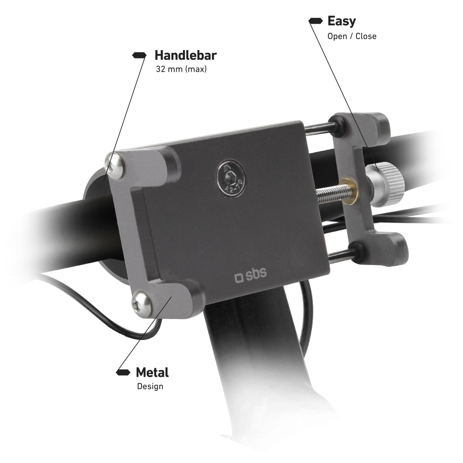 Support de téléphone portable en aluminium pour vélo et trottinette électrique 5/5