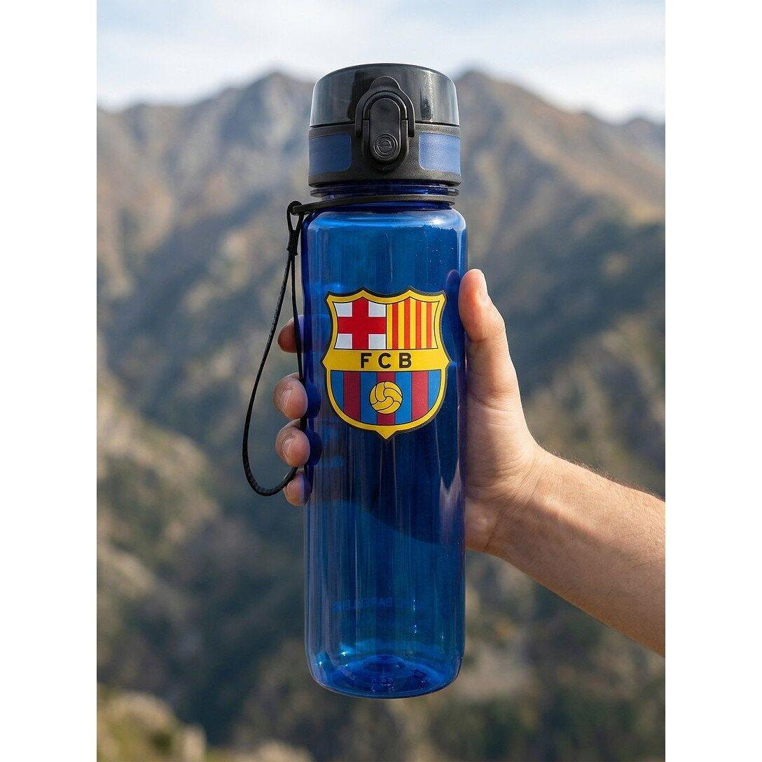 Бутылка FC Barcelona 500 мл синяя — фото 3