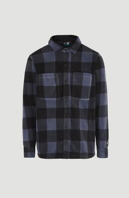 O'neill o'neill hemden superfleece shirt heren blue utility check