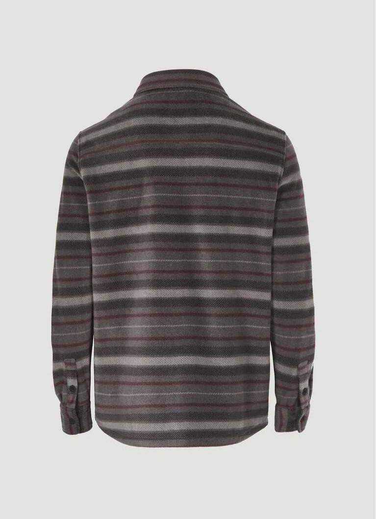 O'NEILL O'neill Chemises SUPERFLEECE SHIRT  Hommes Grey Crossover Stripe 7/7