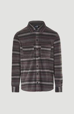 O'neill o'neill hemden superfleece shirt heren grey crossover stripe
