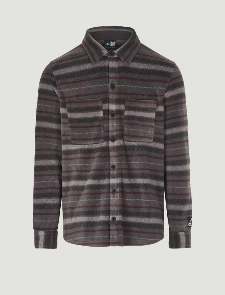 O'NEILL O'neill Chemises SUPERFLEECE SHIRT  Hommes Grey Crossover Stripe 6/7