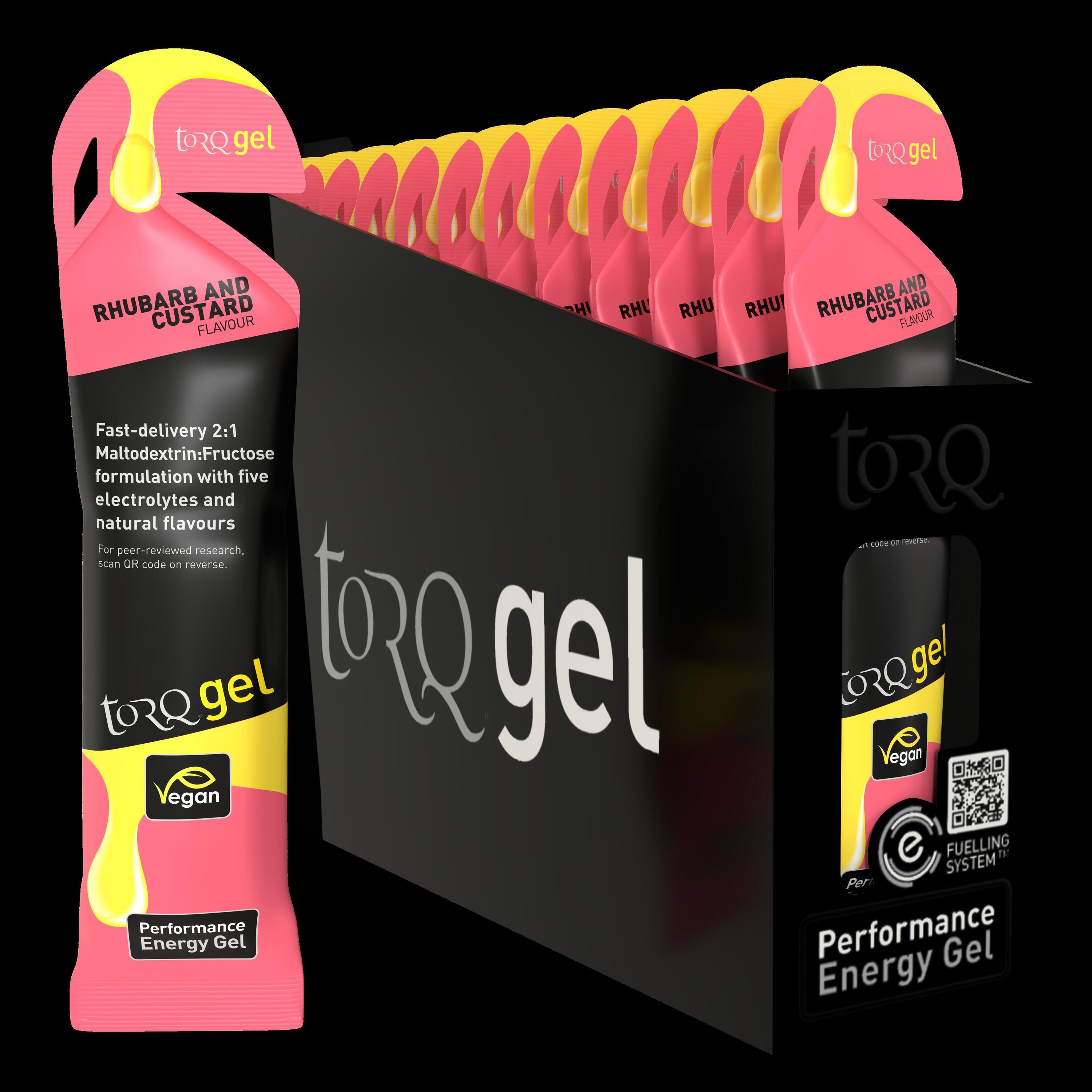 Energy Gel (15x 45g) Rhubarb & Custard Lactose Free | Gluten Free 3/3