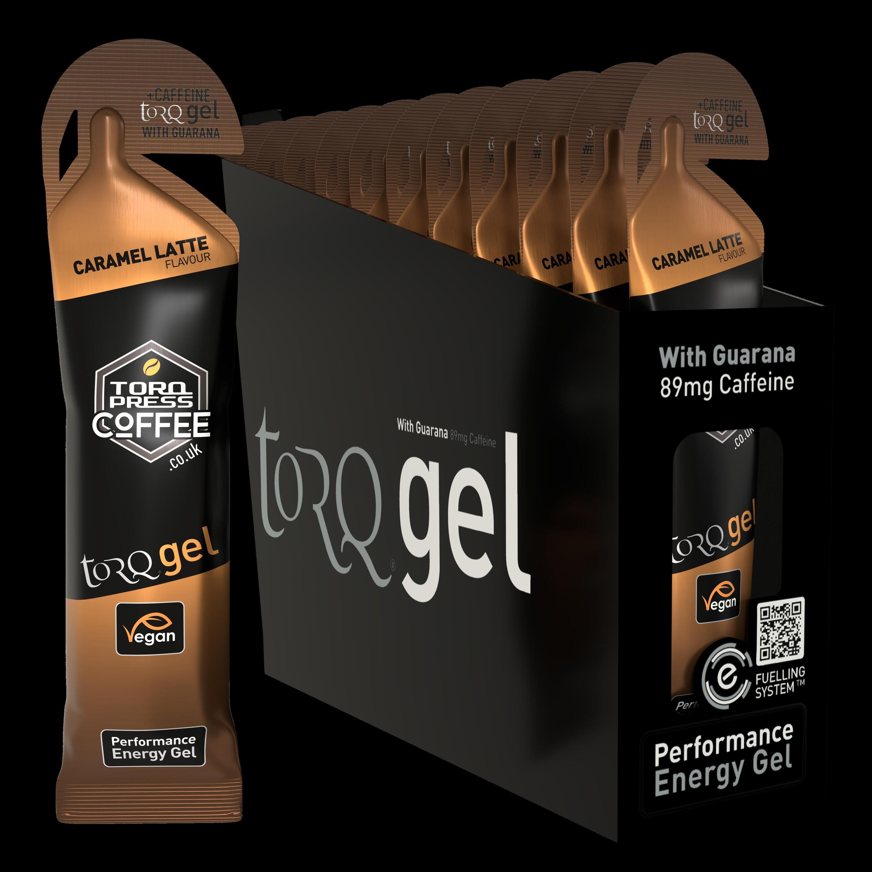 Caramel Latte Energy Gel With Guarana - Caffeinated (15x 45g) Caramel Latte 4/4