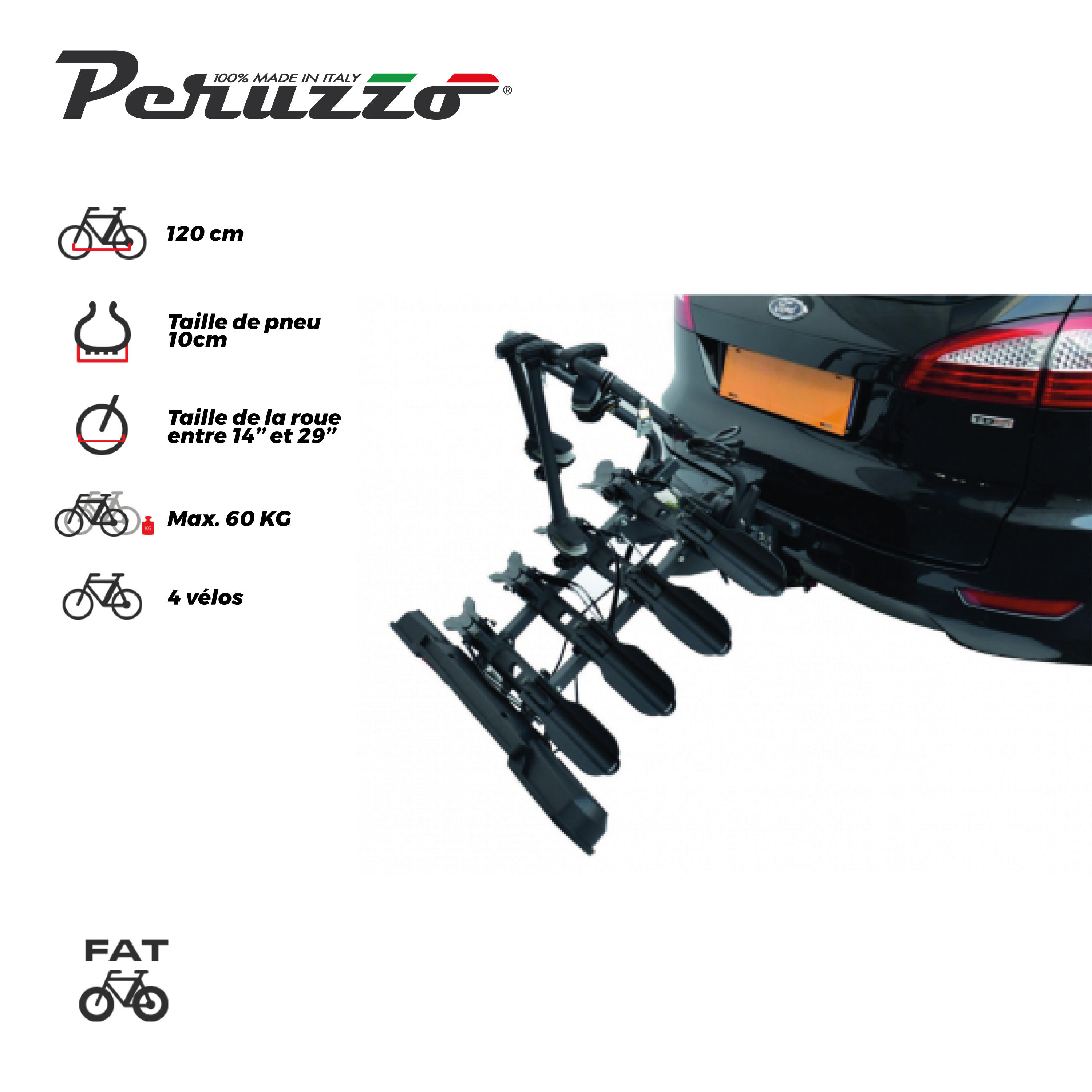 Porte-vélo sur attelage PURE INSTINCT 4 vélos 3/7