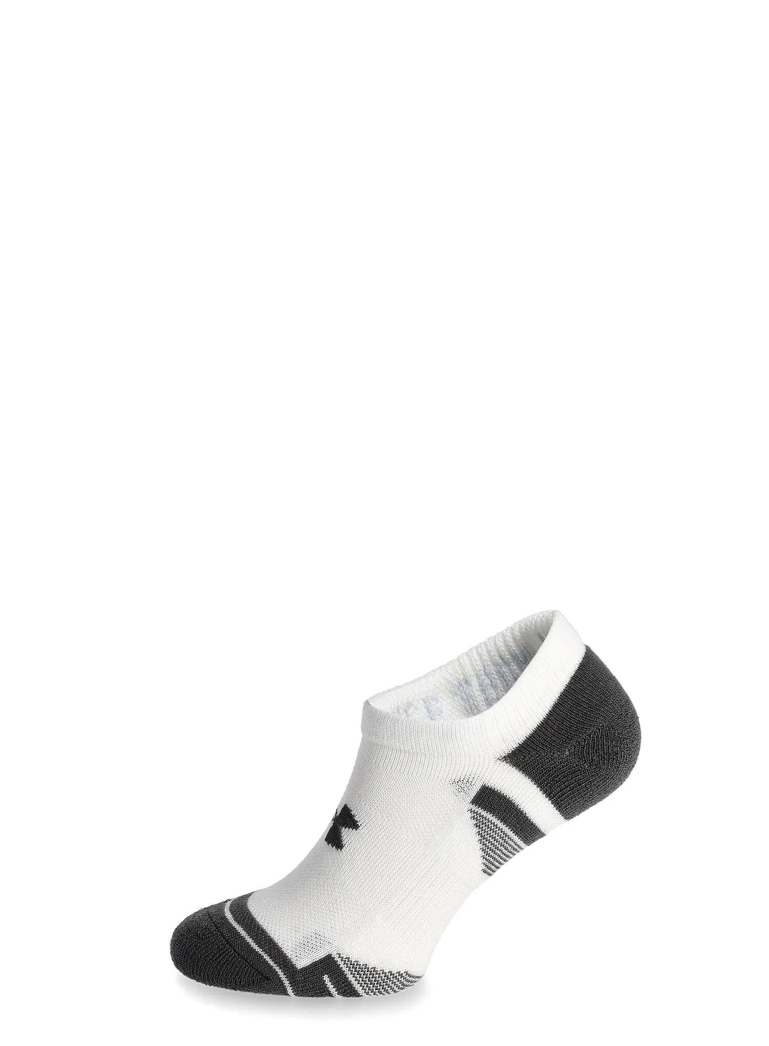 Lot de 3 paires de chaussettes invisibles blanches Under Armour Performance Tech 5/6
