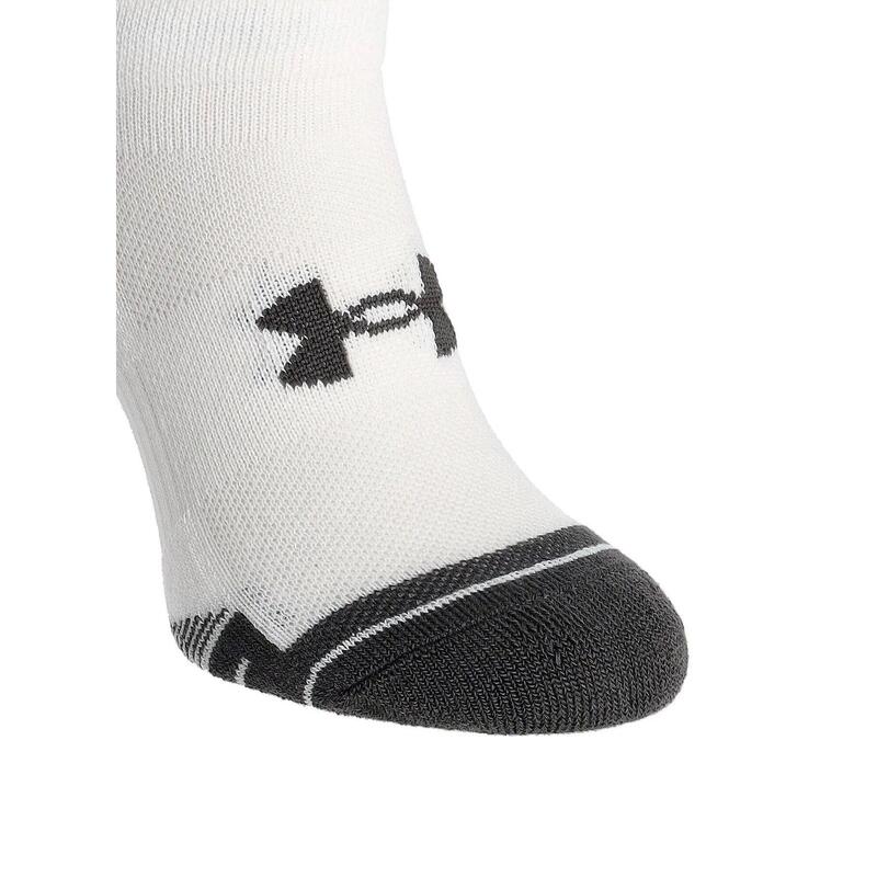 Set de 3 perechi de șosete invizibile albe Under Armour Performance Tech