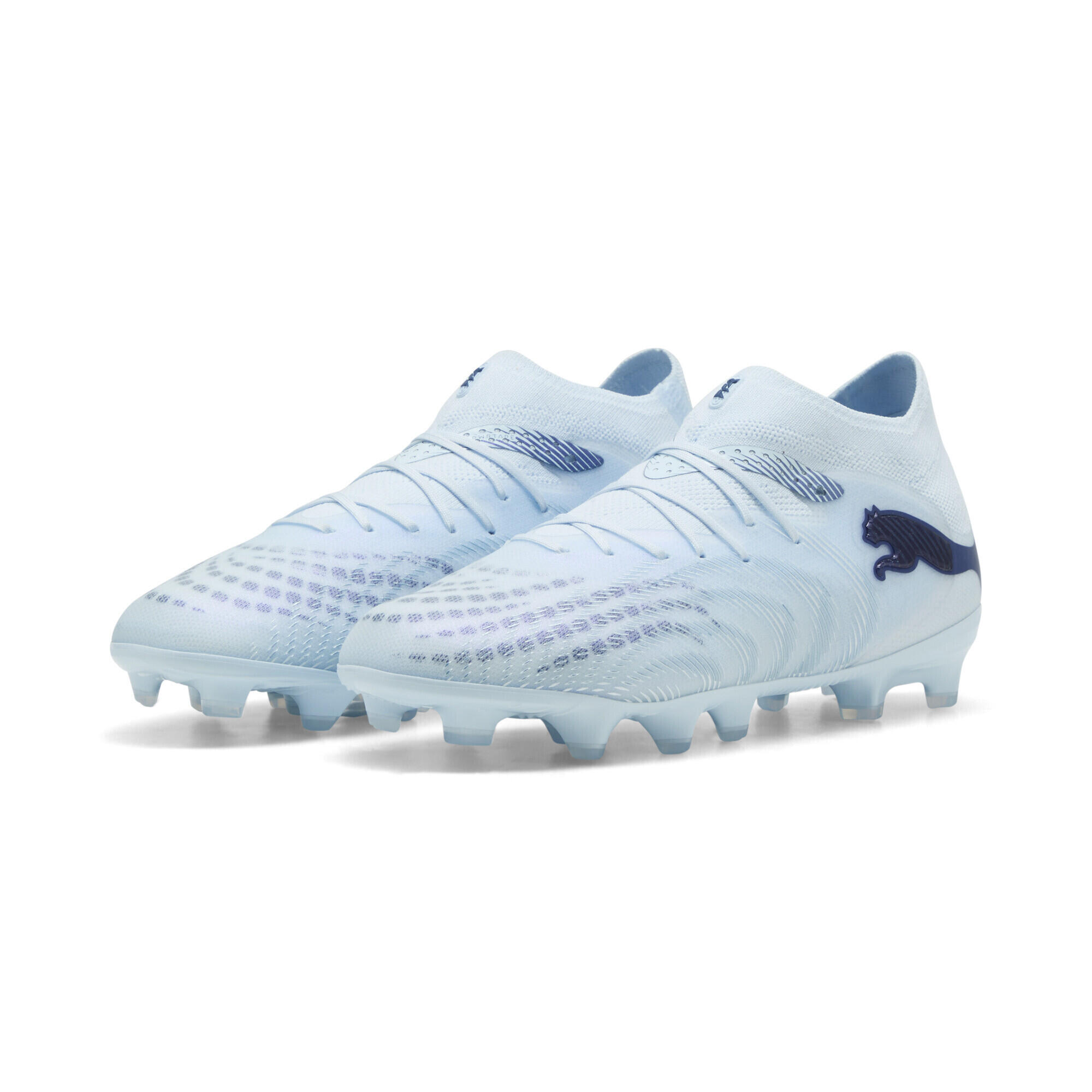 Ghete fotbal copii crampoane gazon natural și artificial Future 9 Pro, roșu PUMA
