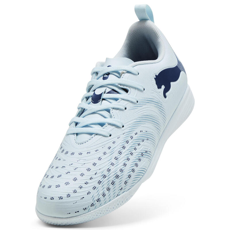 Ghete fotbal copii indoor talpă antiderapantă Future 9 Play, roșu PUMA