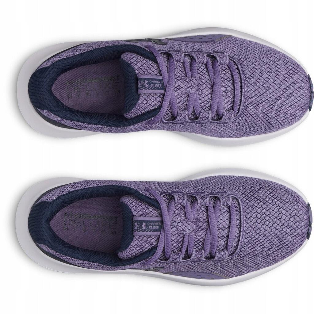 Under Armour Charged Surge 4 dames hardloopschoenen paars luxe/verfrissend munt 2/7