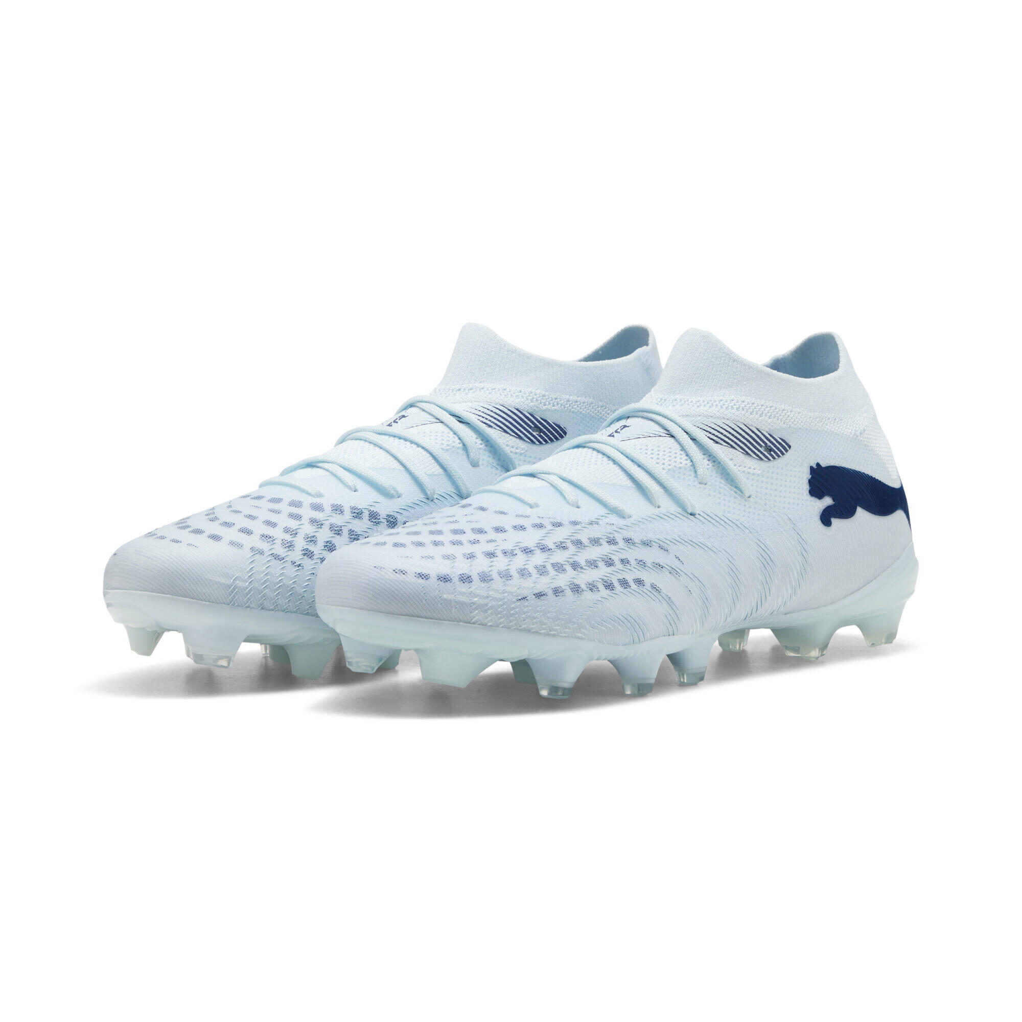 Ghete fotbal femei crampoane mișcare 360° Future 9 Match Fusion FG/AG, roșu PUMA