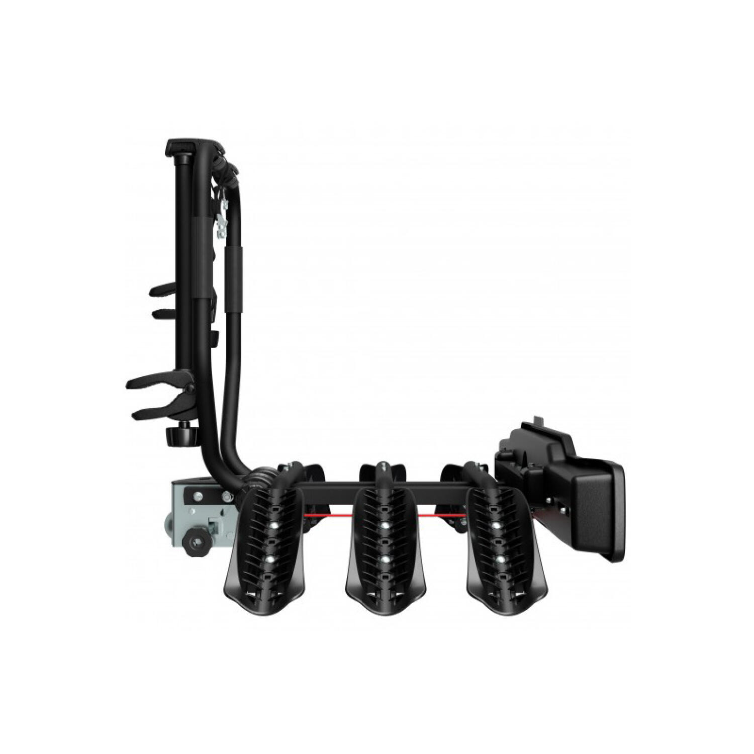 Porte-vélo attelage Siena 3 vélos inclinable Noir 3/7