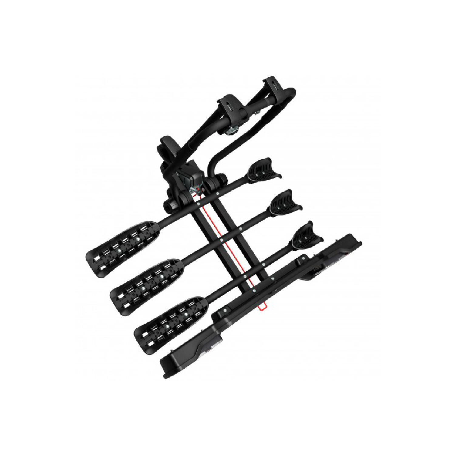 Porte-vélo attelage Siena 3 vélos inclinable Noir 2/7