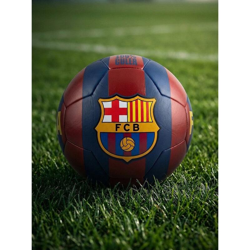 Balón Fútbol FC Barcelona Azul y Rojo Talla 5-JBB1045