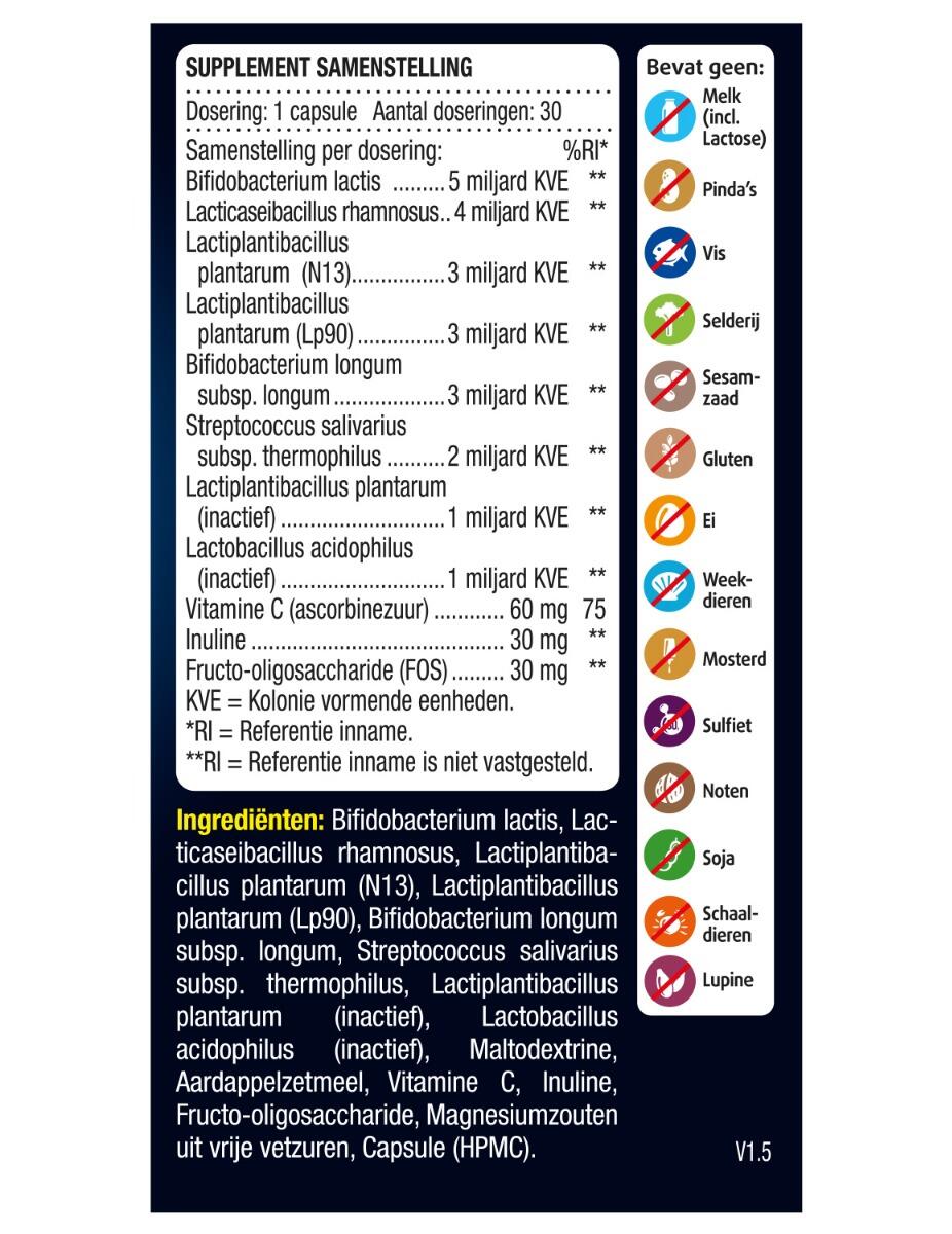 Lucovitaal Pre · Pro · Post Bioticomel 30 capsules 2/5