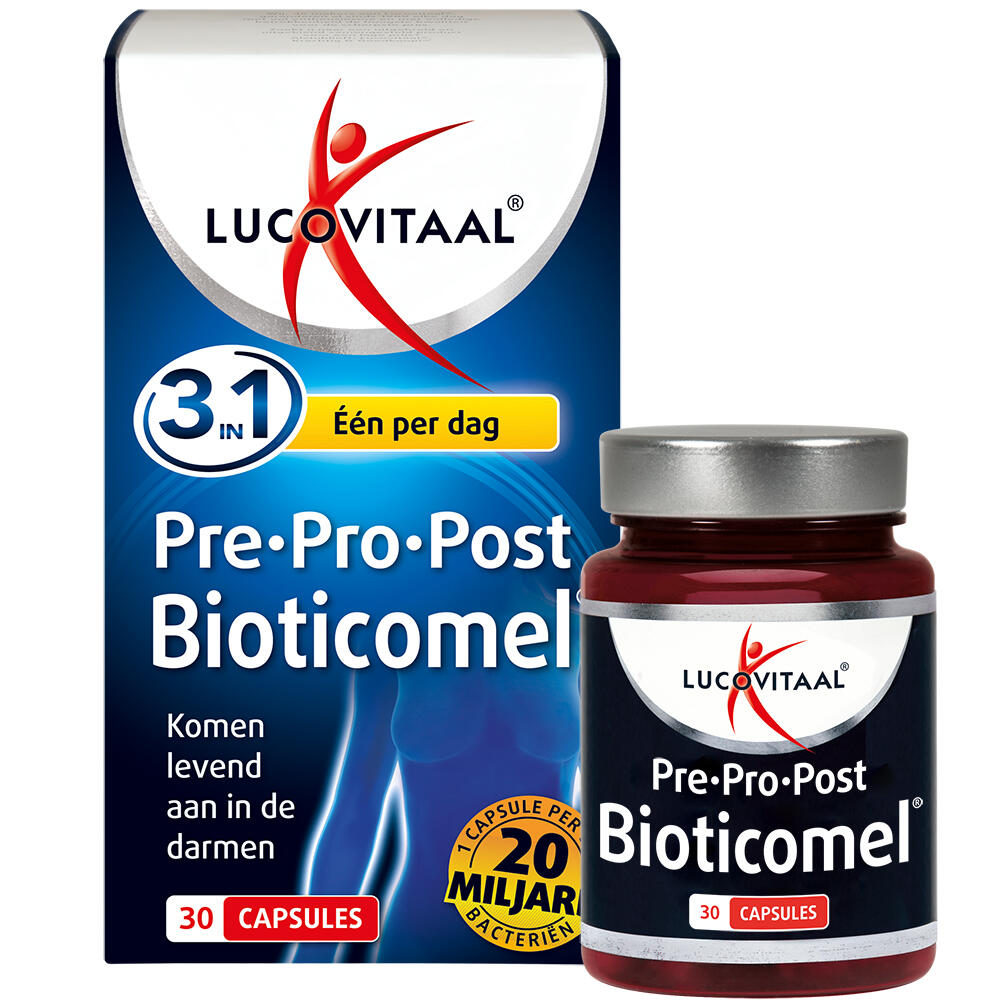 Lucovitaal Pre · Pro · Post Bioticomel 30 capsules 4/5