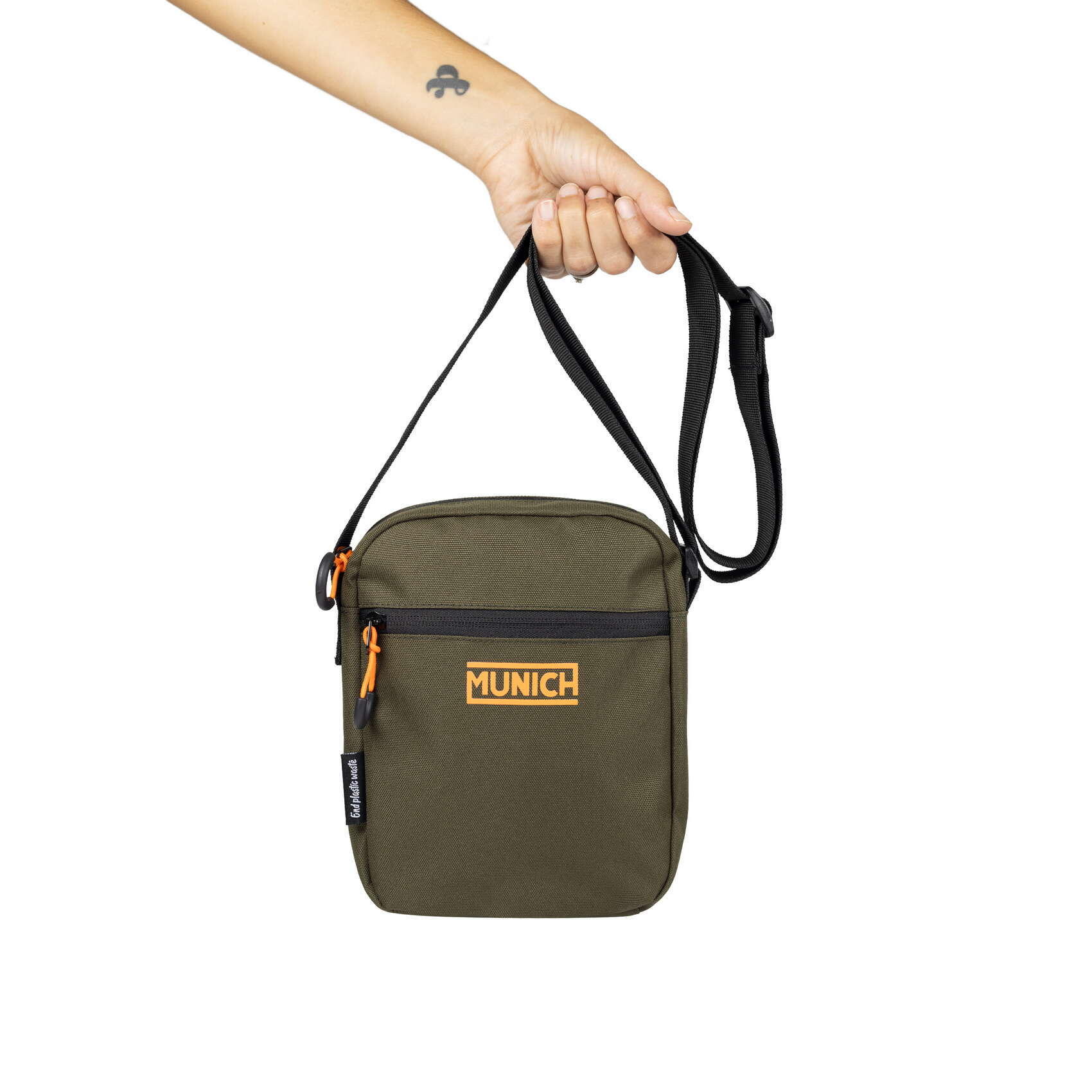 MUNICH 7113521 Borsa a tracolla riciclata Gym Sports (cachi) 5/5