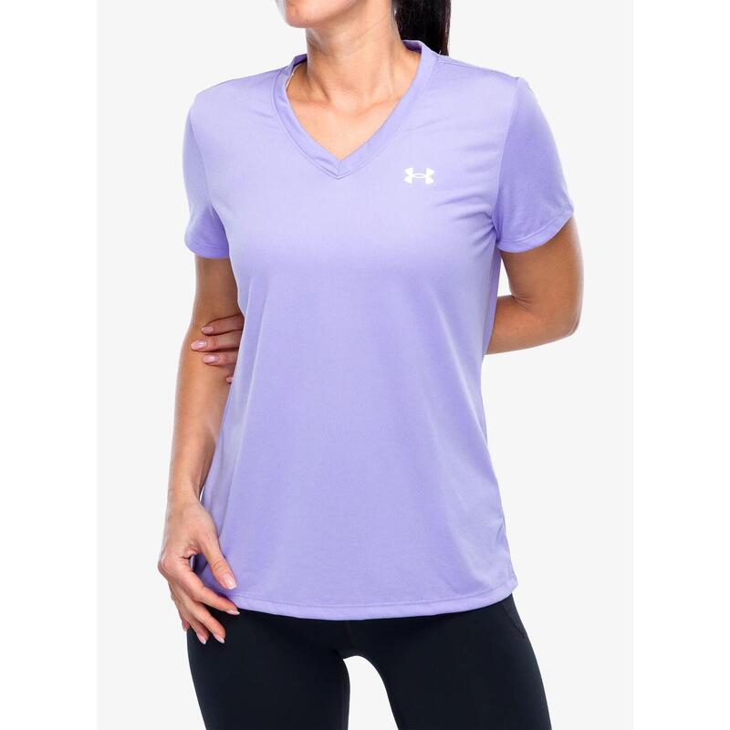 Női póló Under Armour Tech SSV- Solid-PPL