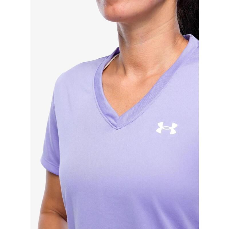 Női póló Under Armour Tech SSV- Solid-PPL