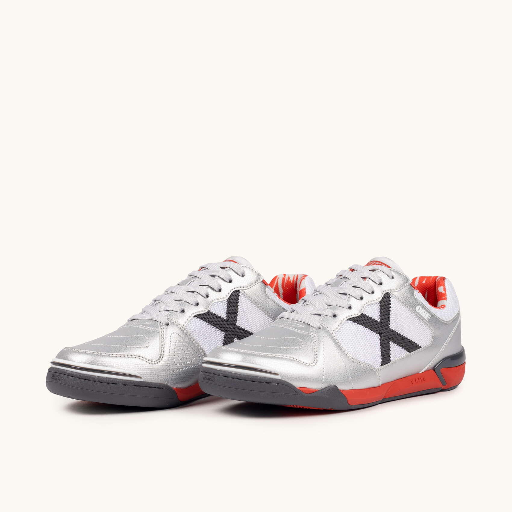 MUNICH ONE 79 Sneakers Calcio a 5 Ultra Leggere Argento 5/5
