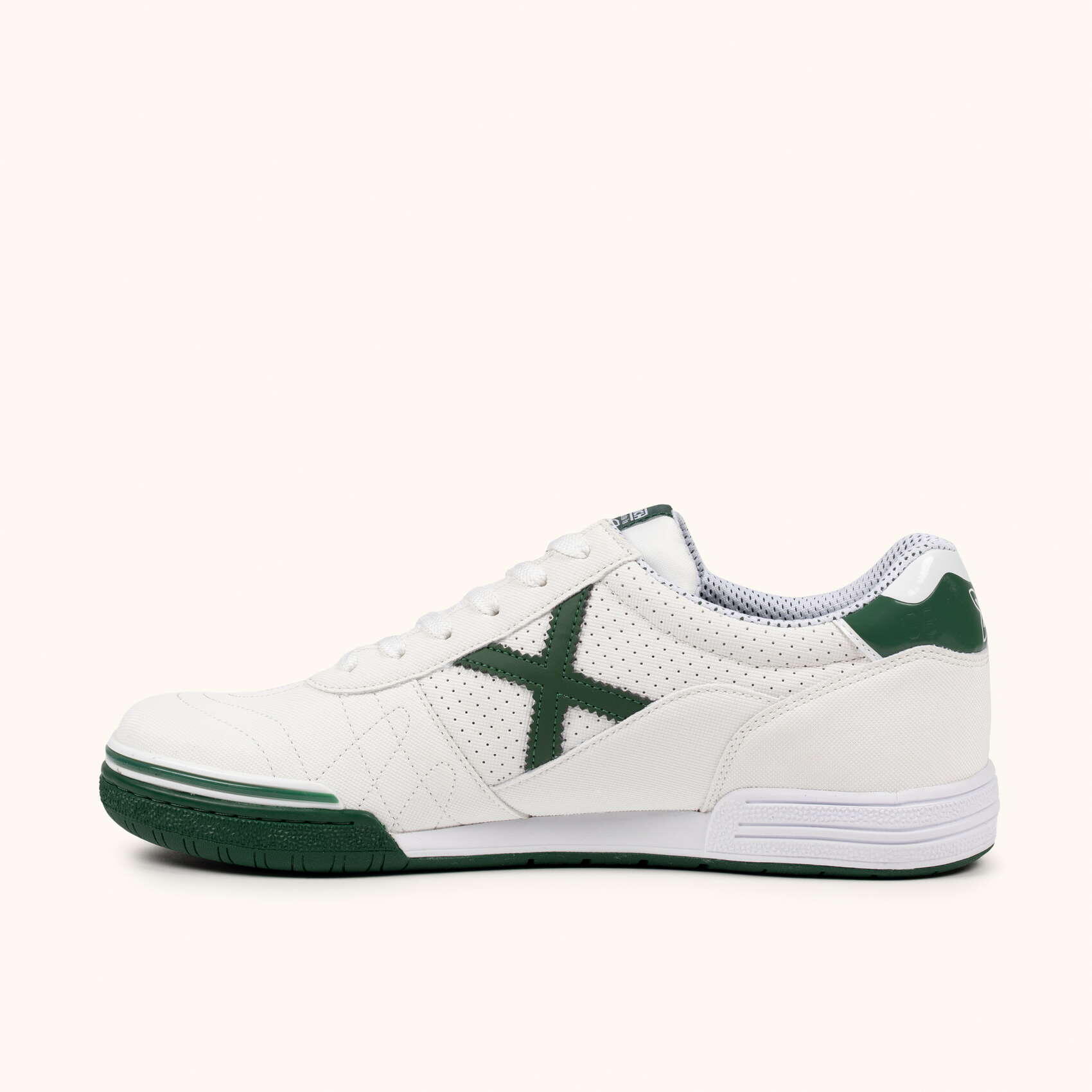 MUNICH G-3 450 Sneakers Calcio a 5 con Ammortizzazione X-Lite Bianco e Verde 3/5