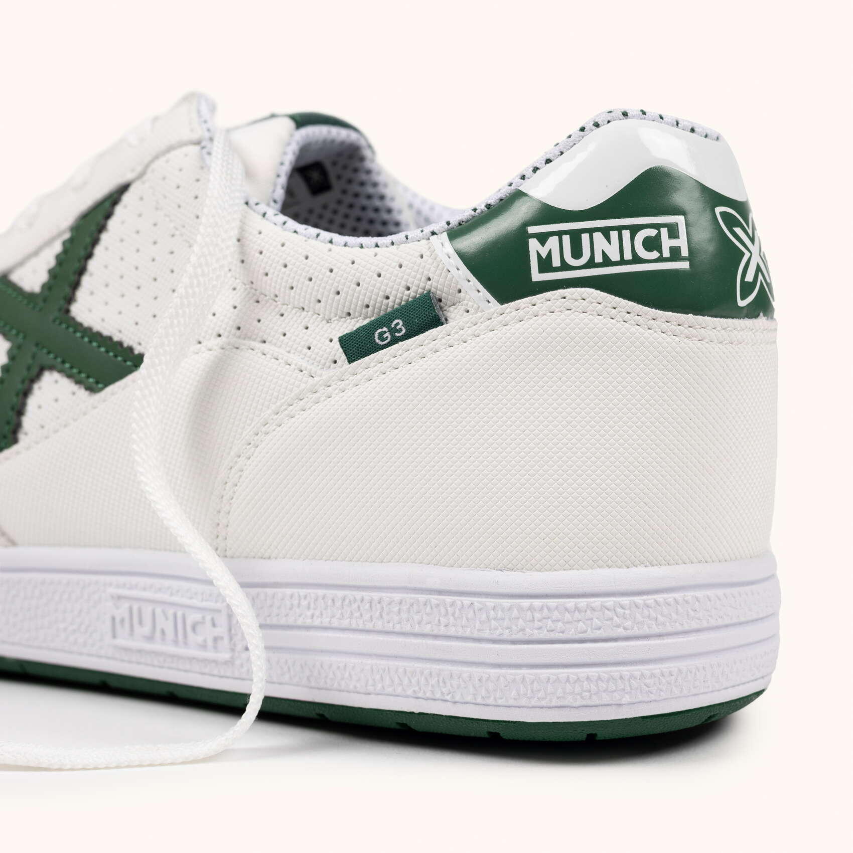 MUNICH G-3 450 Sneakers Calcio a 5 con Ammortizzazione X-Lite Bianco e Verde 2/5