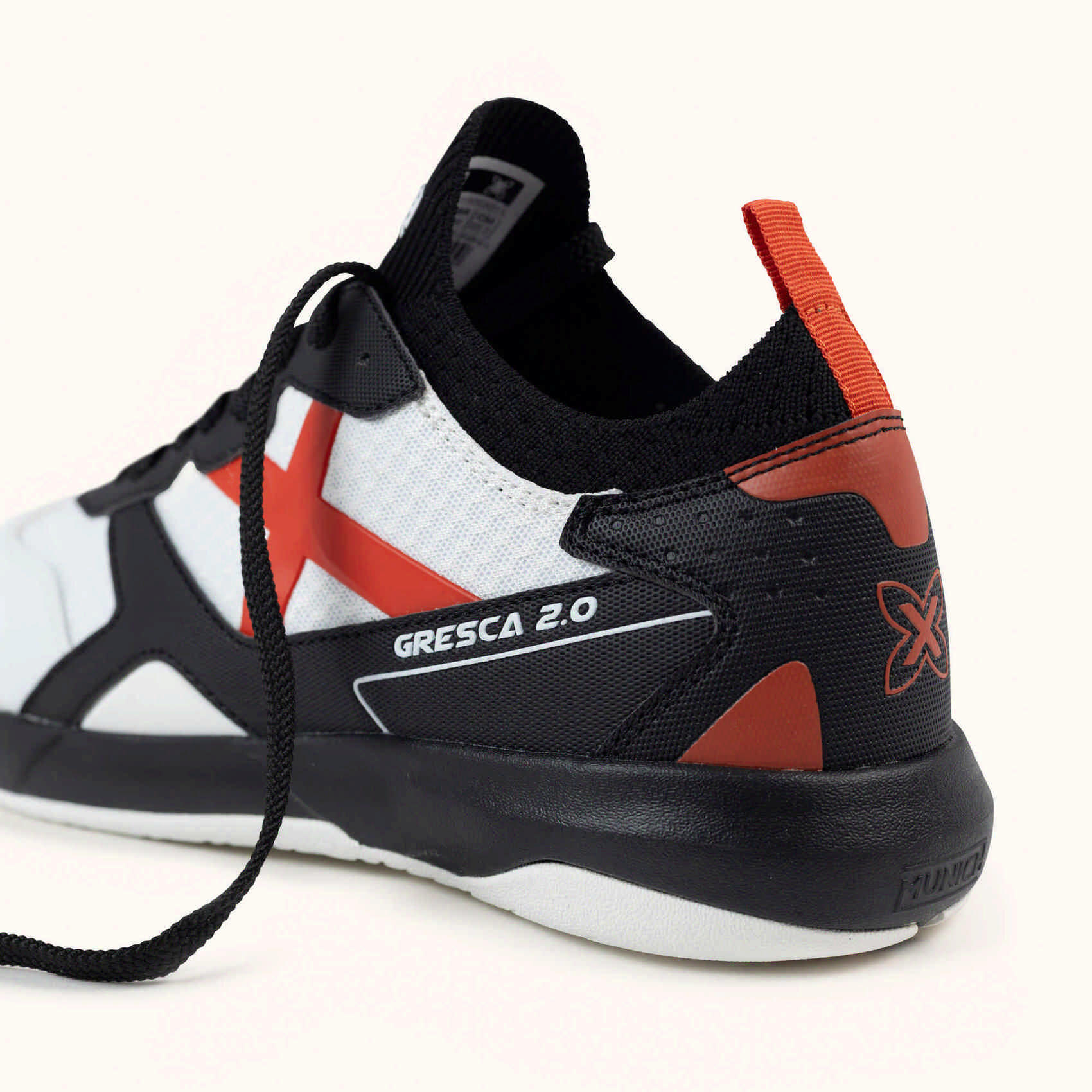 MUNICH GRESCA 2.0 11 Zapatillas de Fútbol Sala Profesionales Blanco y Negro 2/5