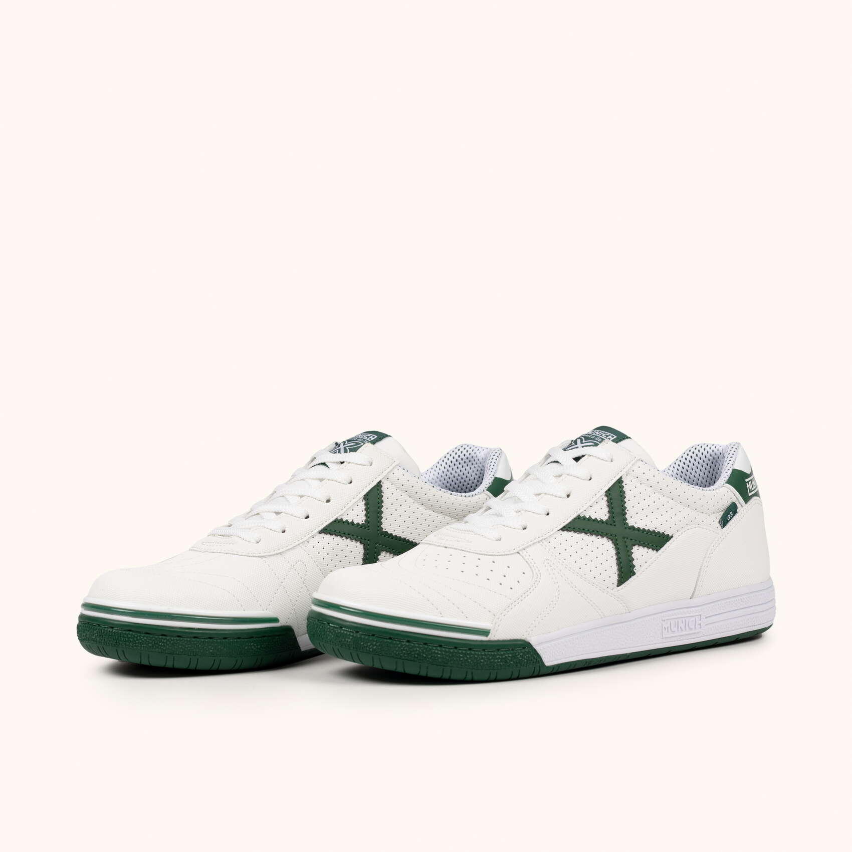 MUNICH G-3 450 Sneakers Calcio a 5 con Ammortizzazione X-Lite Bianco e Verde 5/5