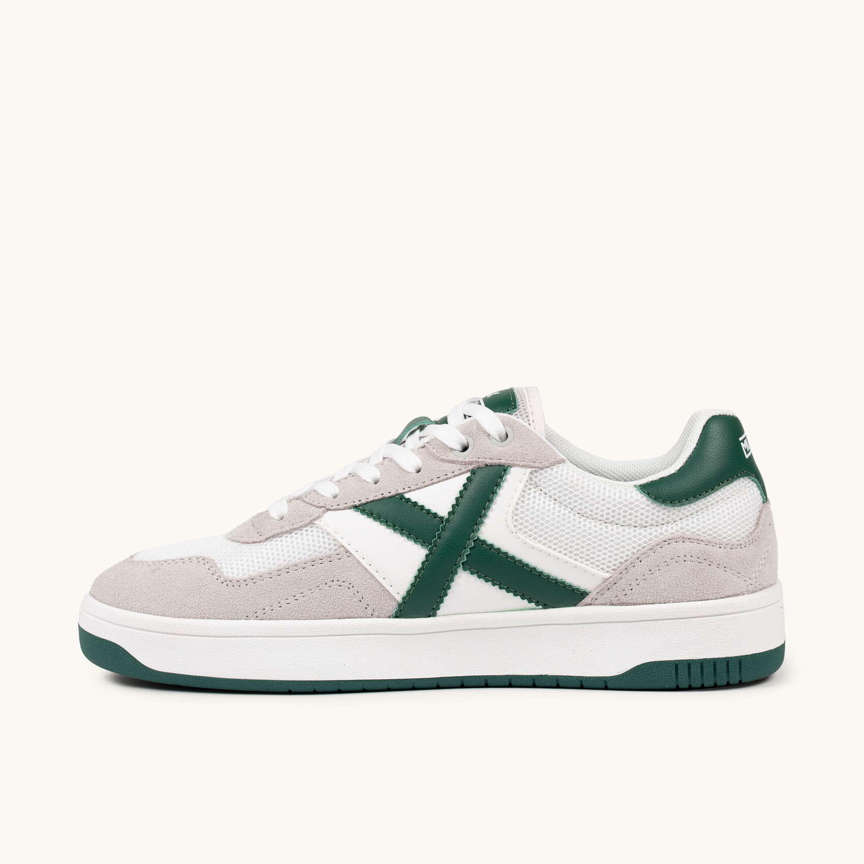 MUNICH STILO 10 Sneaker de Estilo Urbano Blanco y Verde 3/5