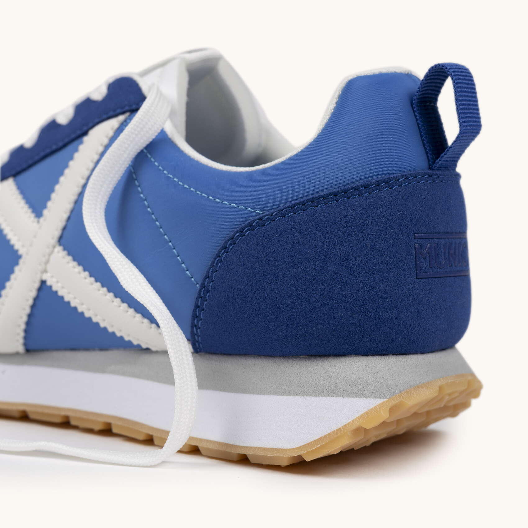 MUNICH RUSH 07 Zapatilla Deportiva de Nylon y Serraje Azul 2/5