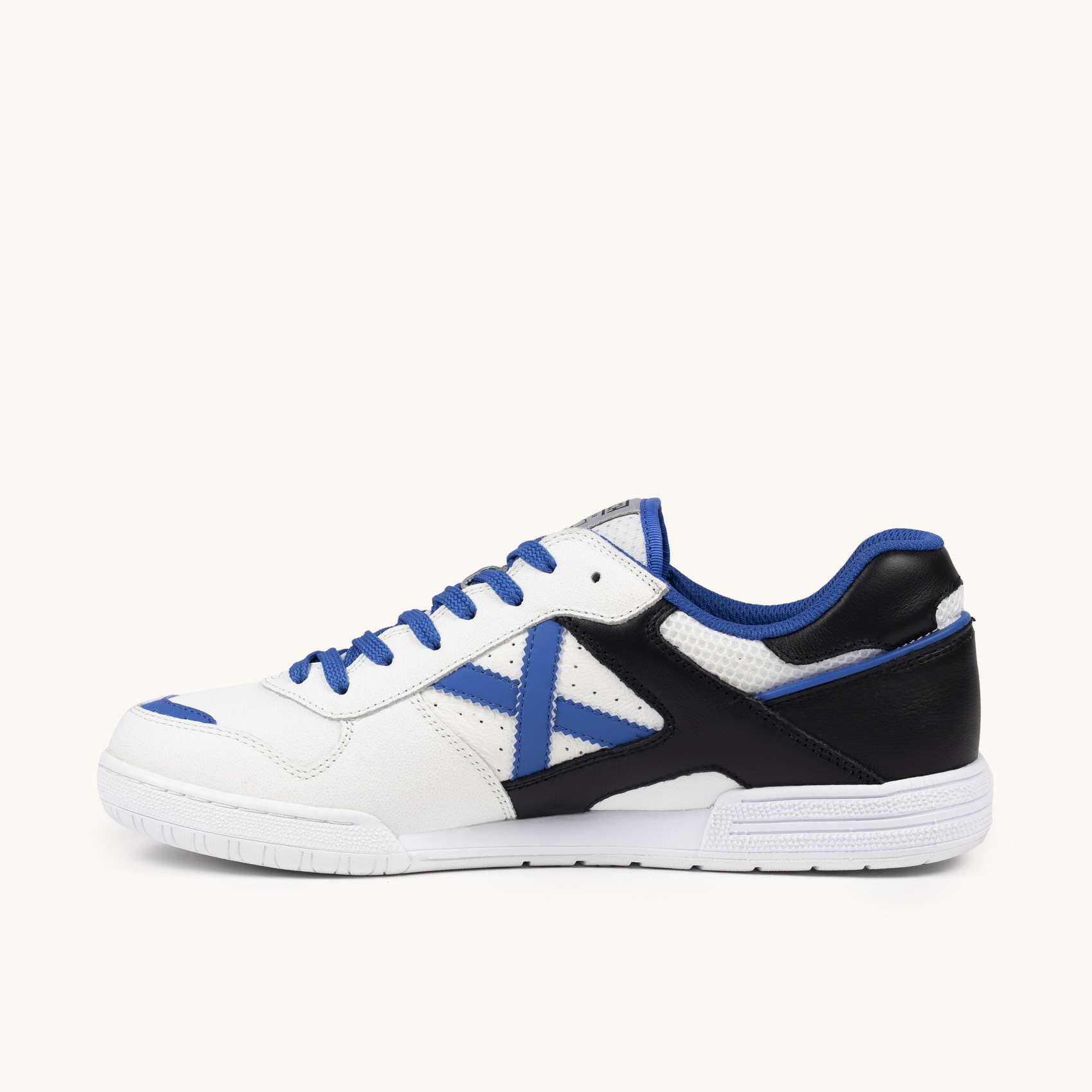MUNICH CONTINENTAL 973 Zapatillas de Fútbol Sala Profesionales Blancas y Azules 3/5
