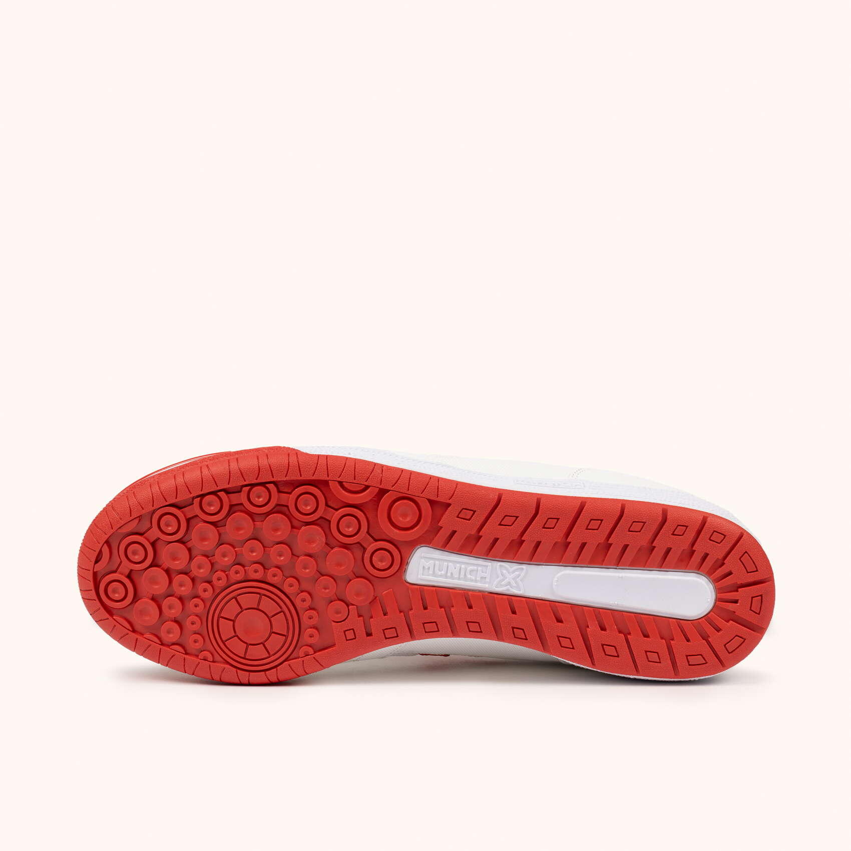 MUNICH G-3 455 Zapatillas de Fútbol Sala Técnicas Blanco y Rojo 4/5