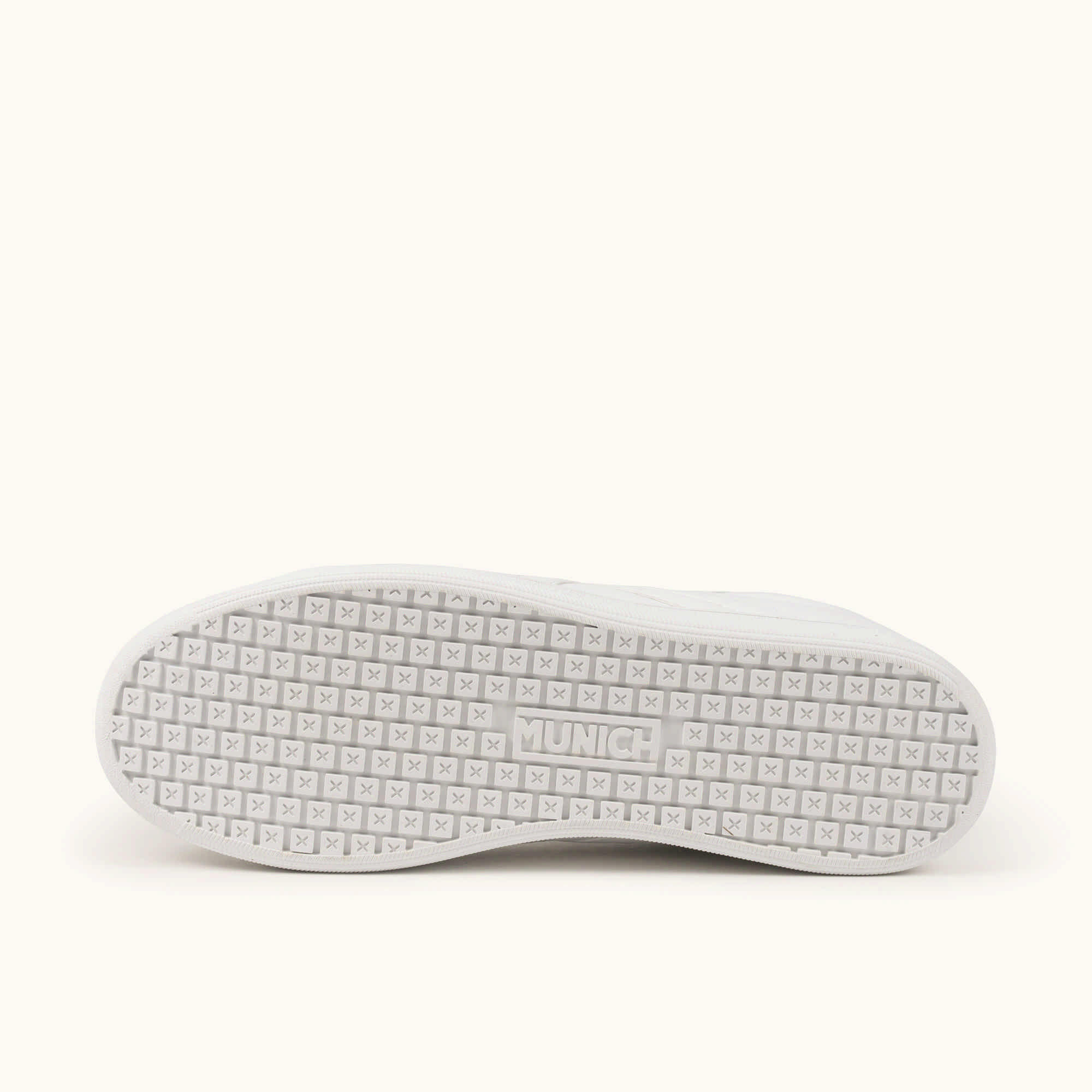 MUNICH OPEN 02 Zapatilla Minimalista Urbana en Piel Blanca con Detalle Azul 4/5